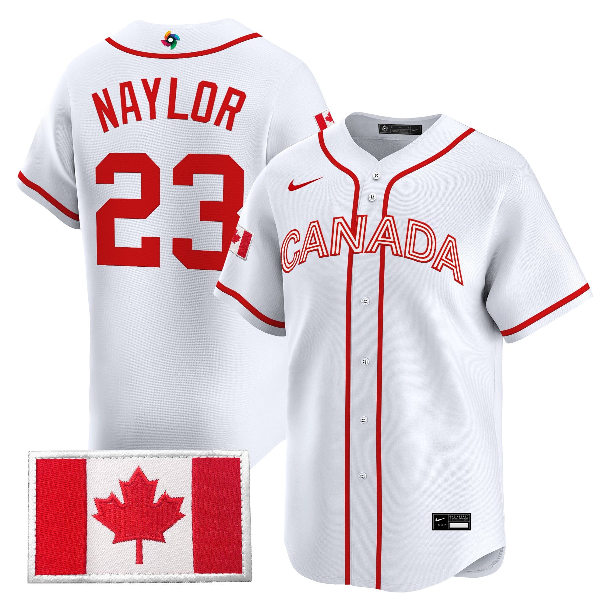 Men’s Team Canada World Baseball Classic Vapor Premier Jersey - All Stitched