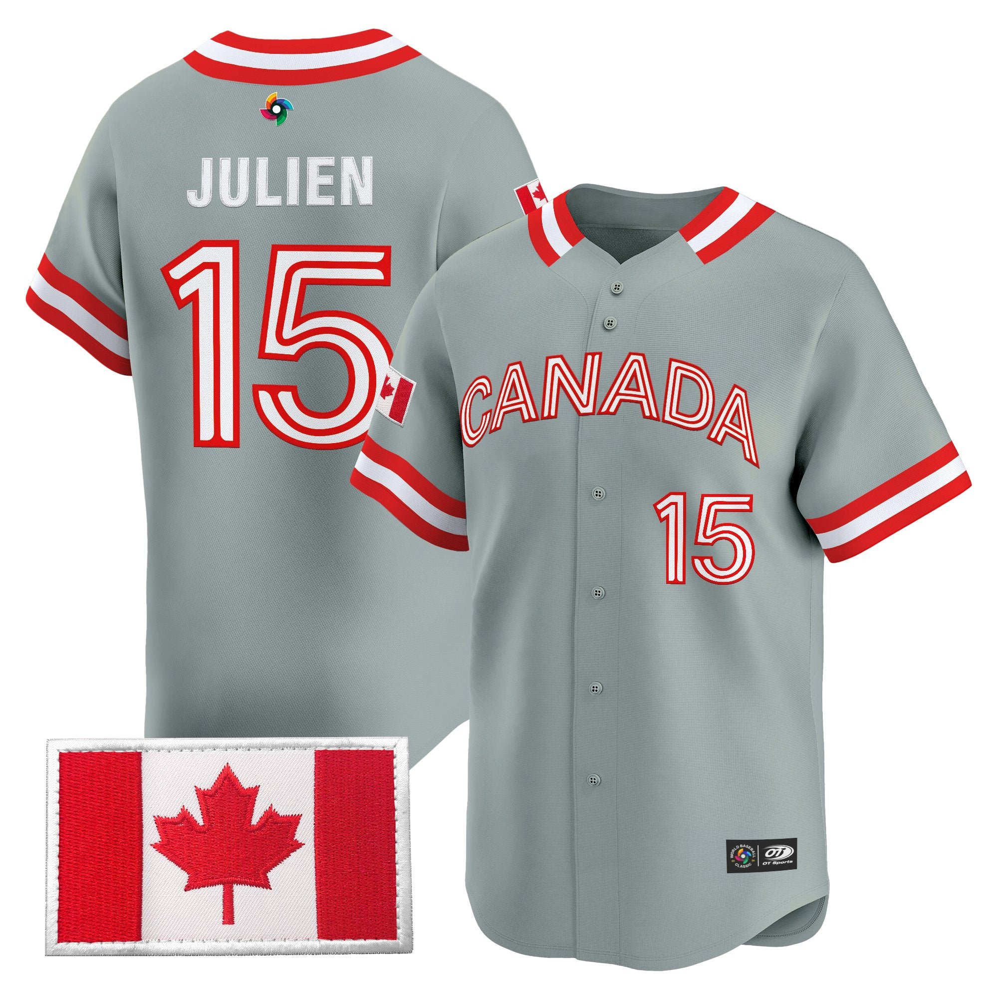 Men’s Team Canada World Baseball Classic Vapor Premier Jersey - All Stitched