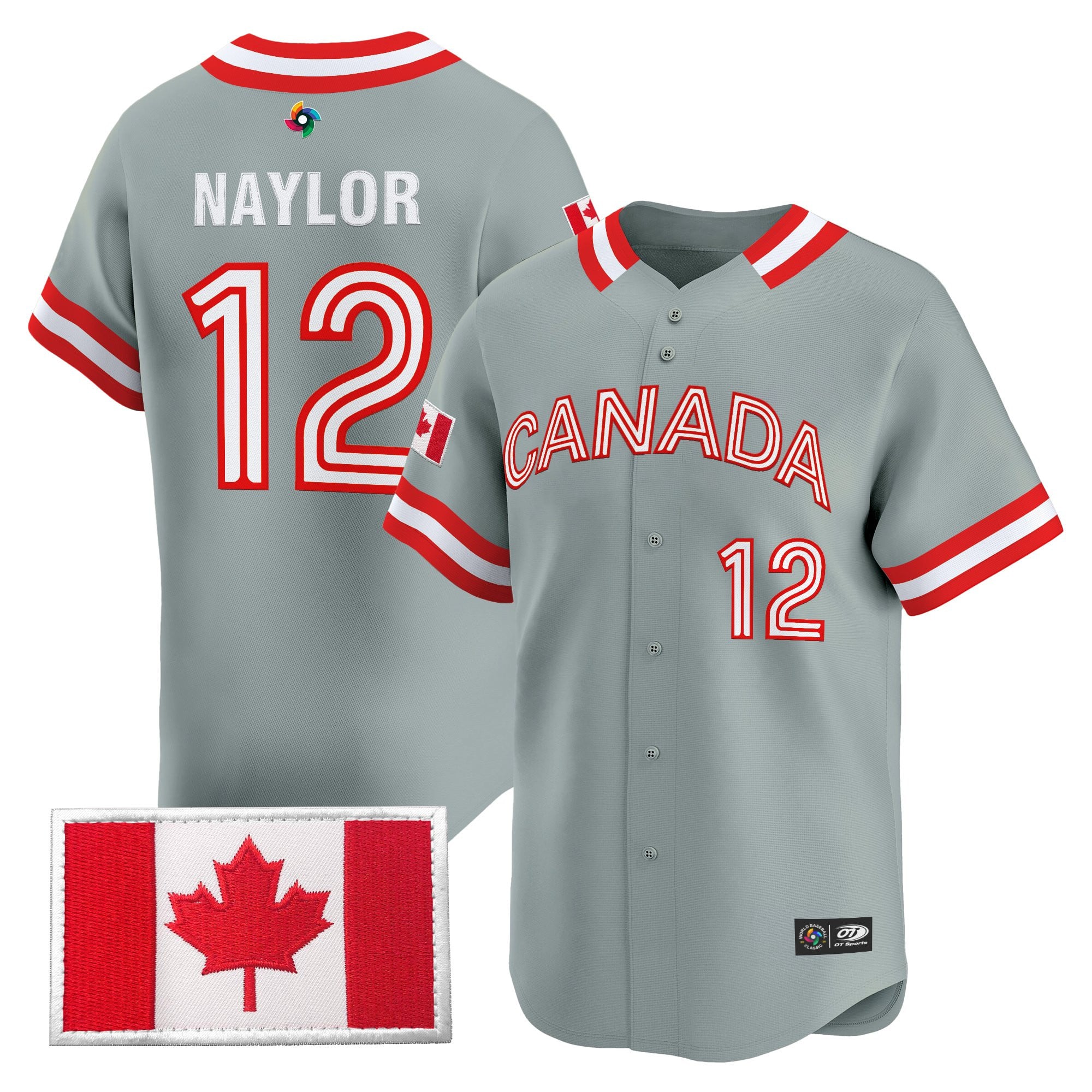 Men’s Team Canada World Baseball Classic Vapor Premier Jersey - All Stitched