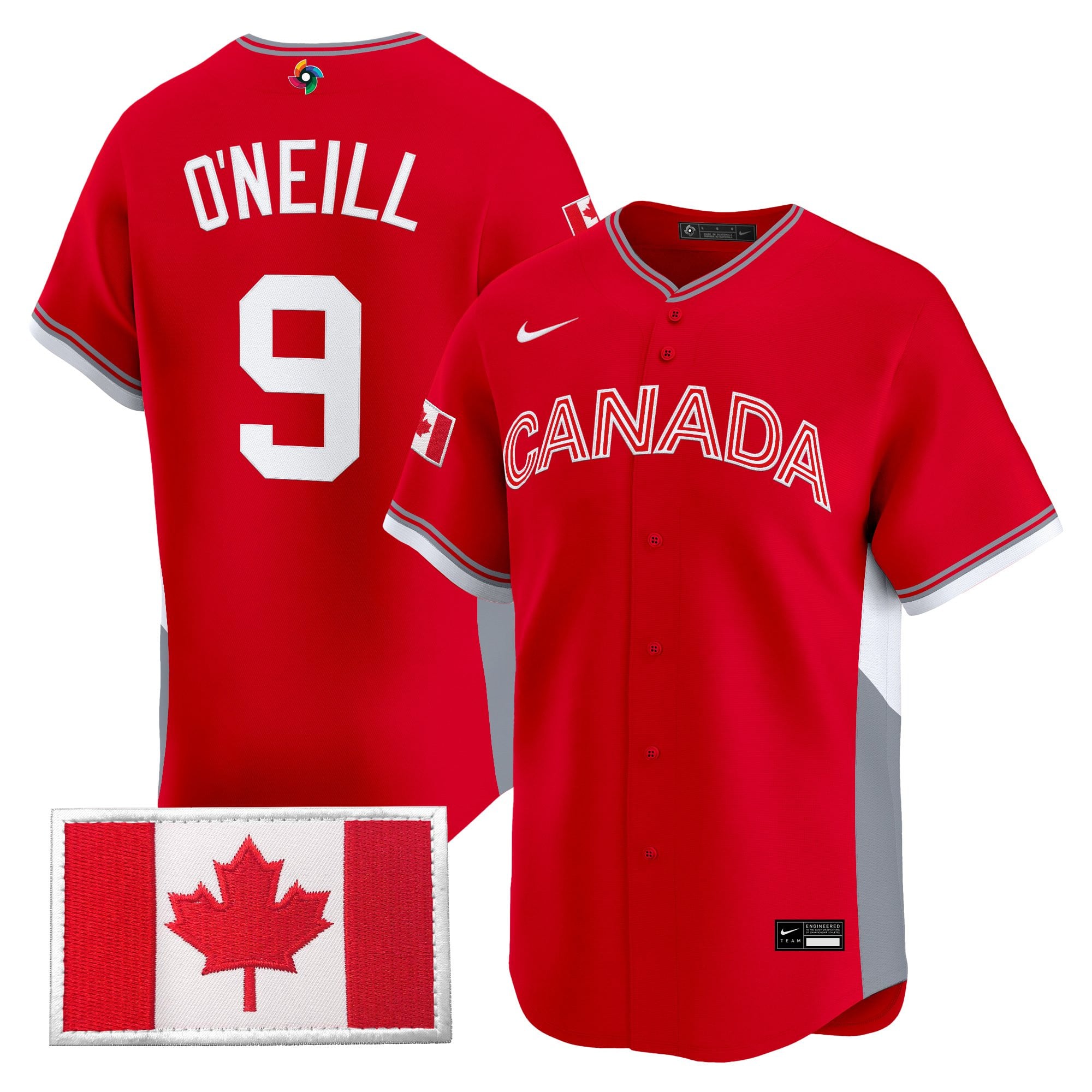 Men’s Team Canada World Baseball Classic Vapor Premier Jersey - All Stitched