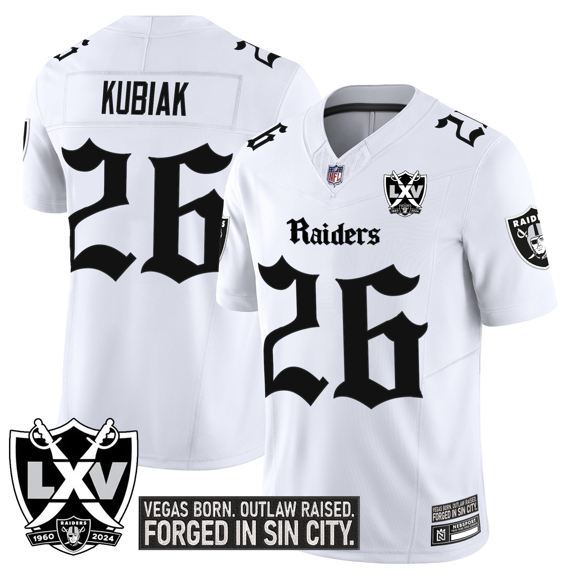 Men's Las Vegas Raiders 'Gothic Sin City Shadows Edition' Vapor Limited Jersey - All Stitched