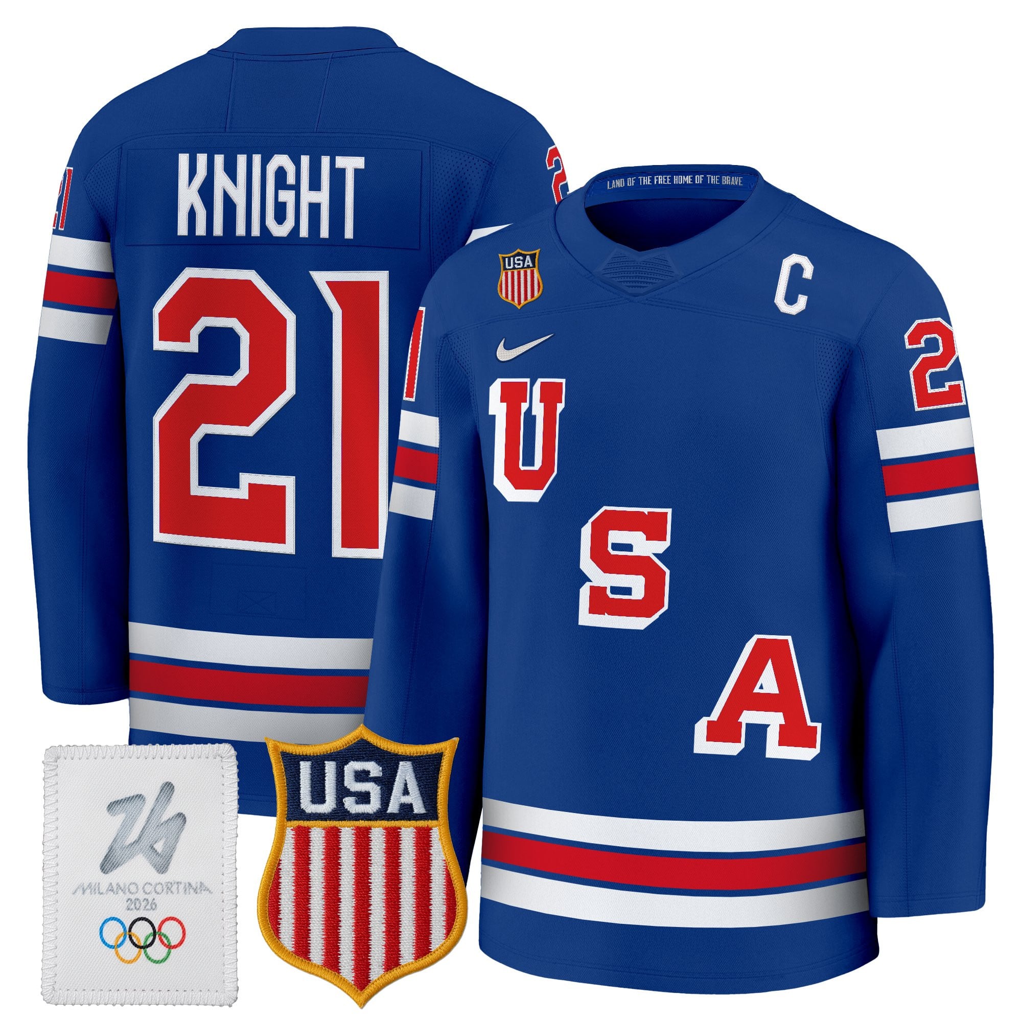 Men's Sizing - 2026 USA Women's Olympic Gold Medalist Hockey Jersey - All Stitched