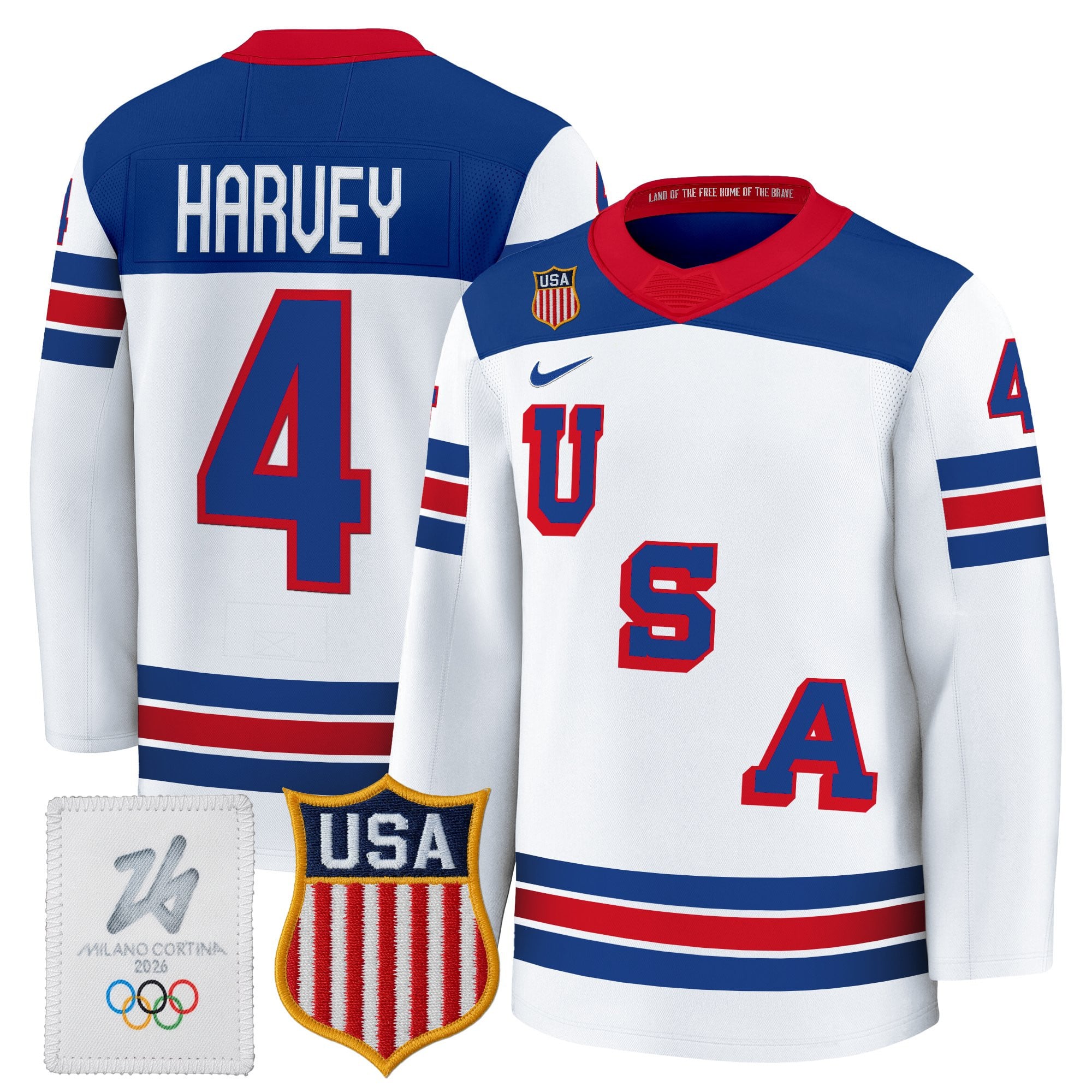 Men's Sizing - 2026 USA Women's Olympic Gold Medalist Hockey Jersey - All Stitched