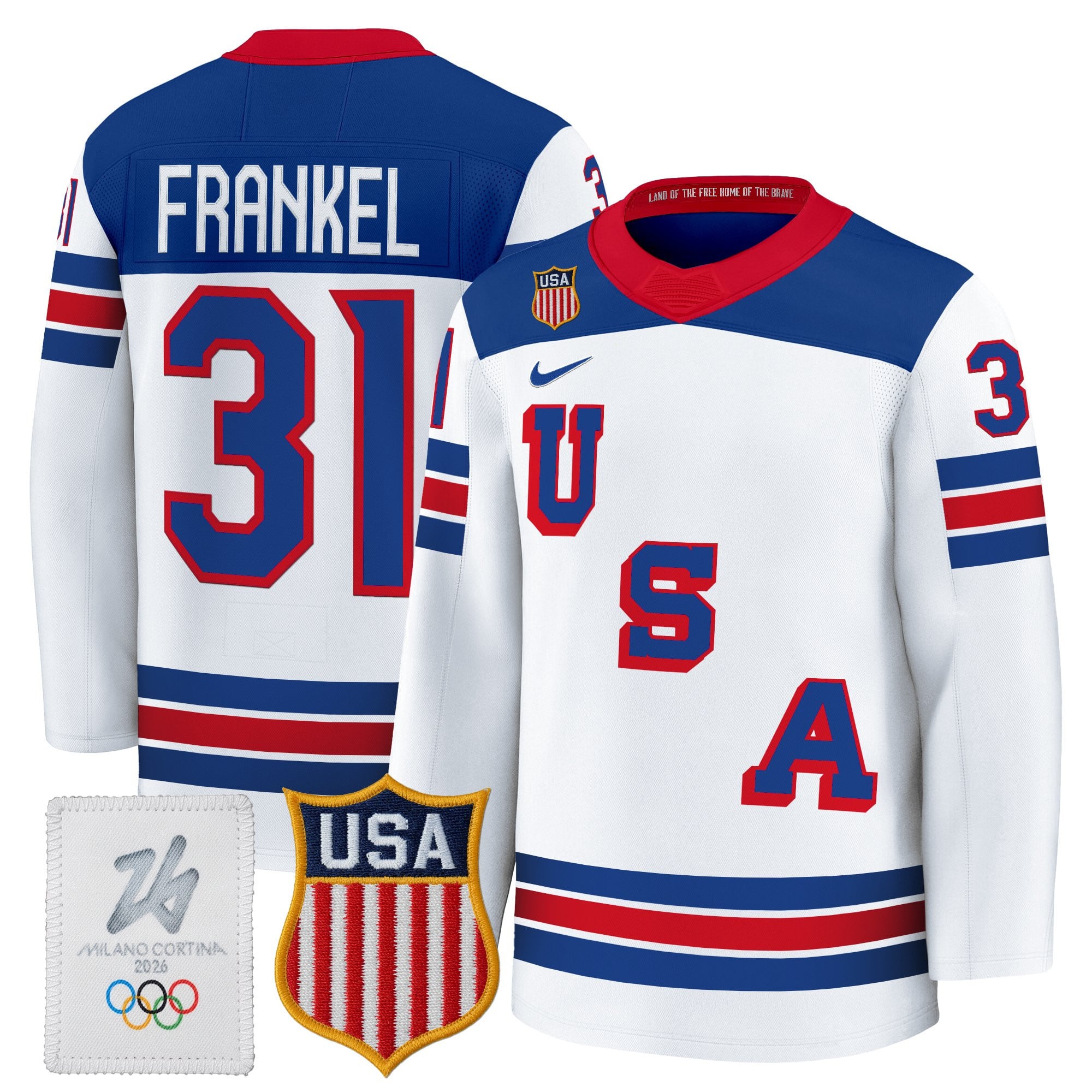 Men's Sizing - 2026 USA Women's Olympic Gold Medalist Hockey Jersey - All Stitched
