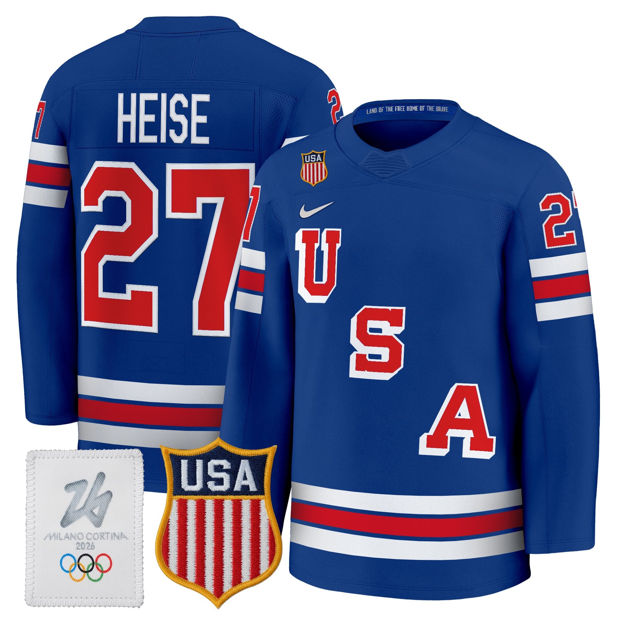 Men's Sizing - 2026 USA Women's Olympic Gold Medalist Hockey Jersey - All Stitched