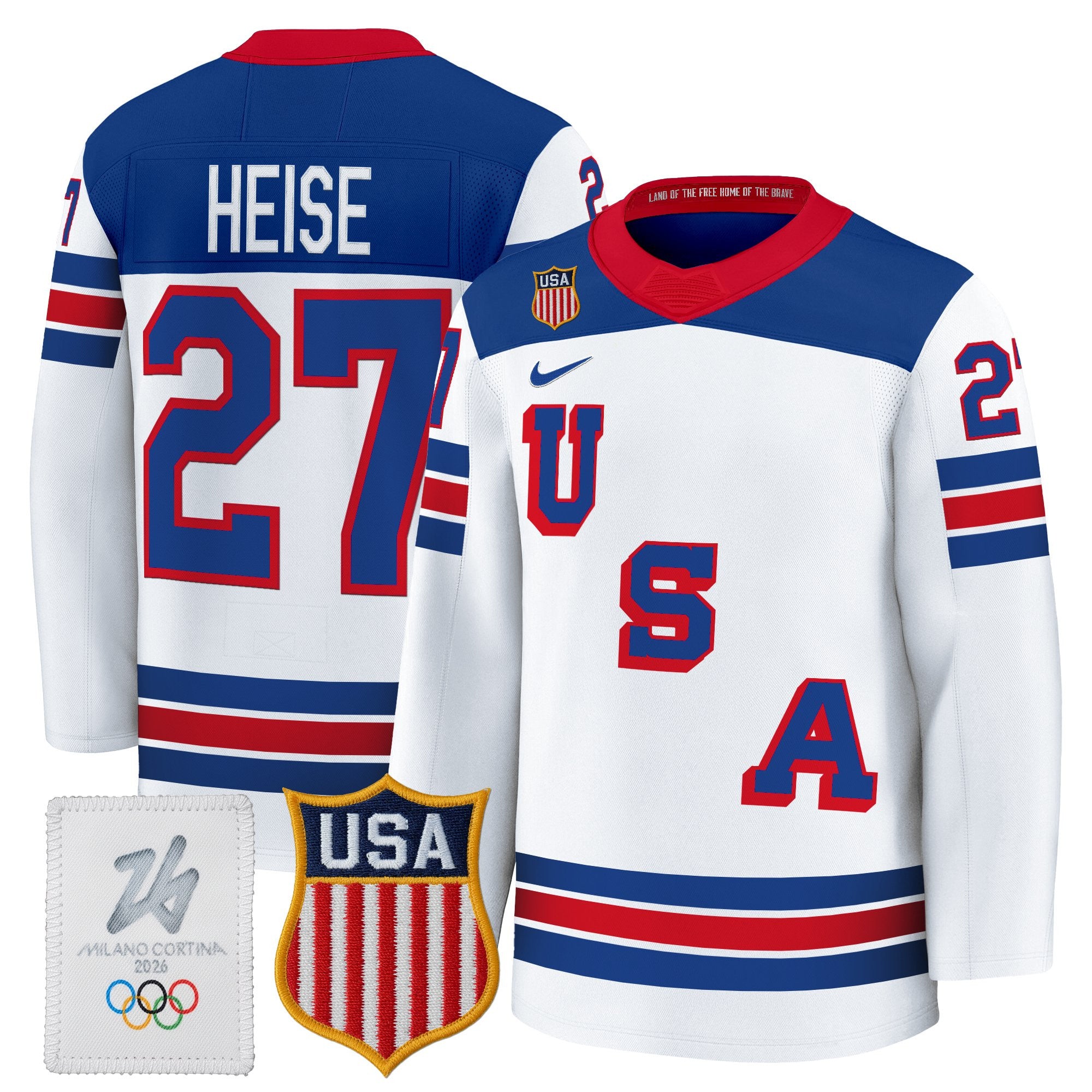 Men's Sizing - 2026 USA Women's Olympic Gold Medalist Hockey Jersey - All Stitched