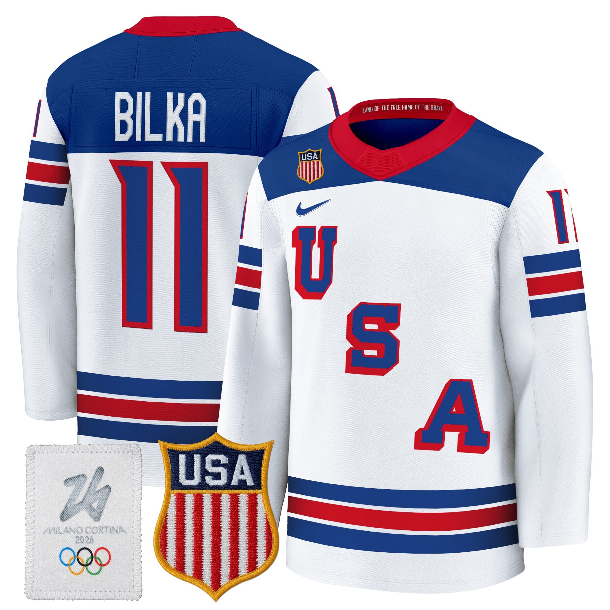 Men's Sizing - 2026 USA Women's Olympic Gold Medalist Hockey Jersey - All Stitched