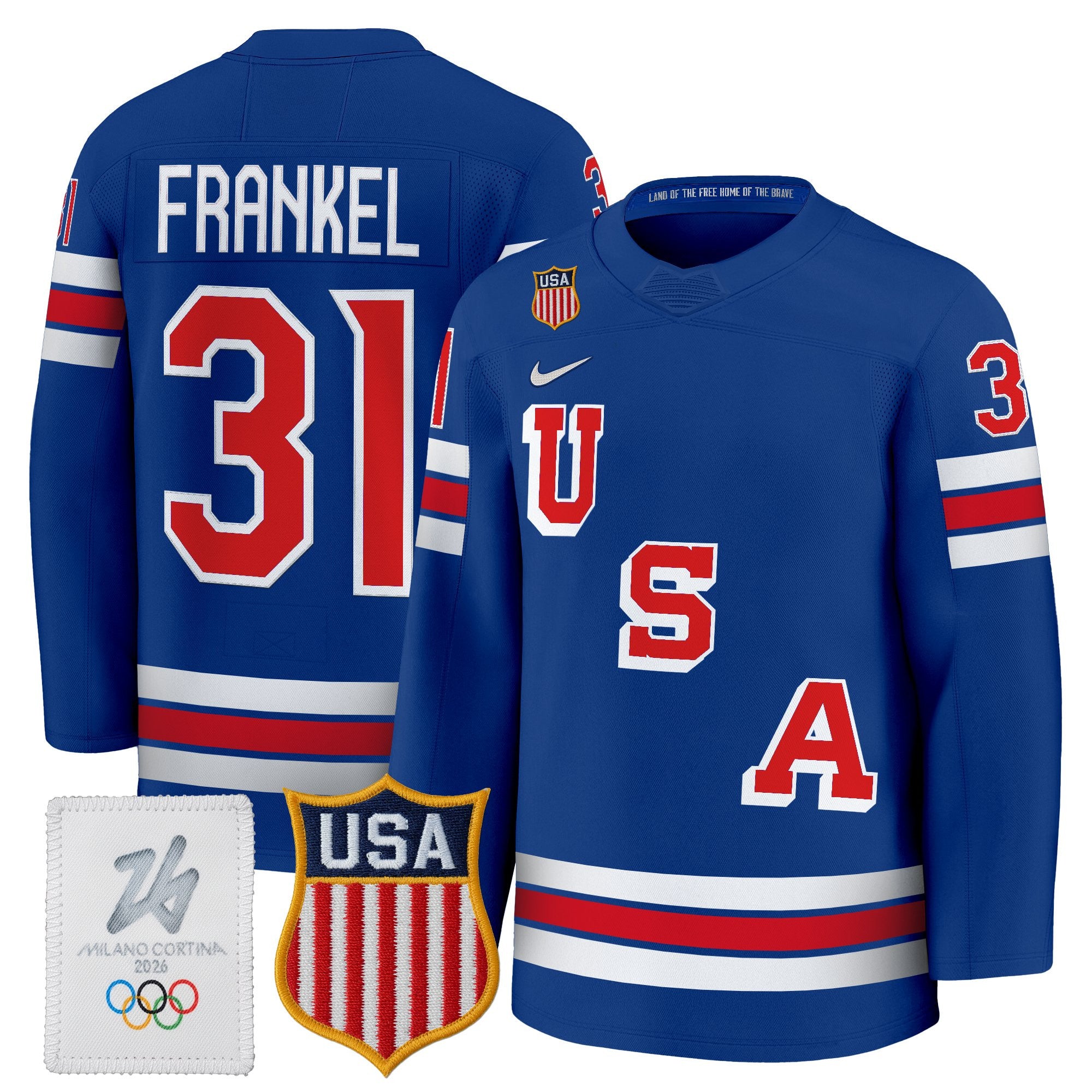 Men's Sizing - 2026 USA Women's Olympic Gold Medalist Hockey Jersey - All Stitched