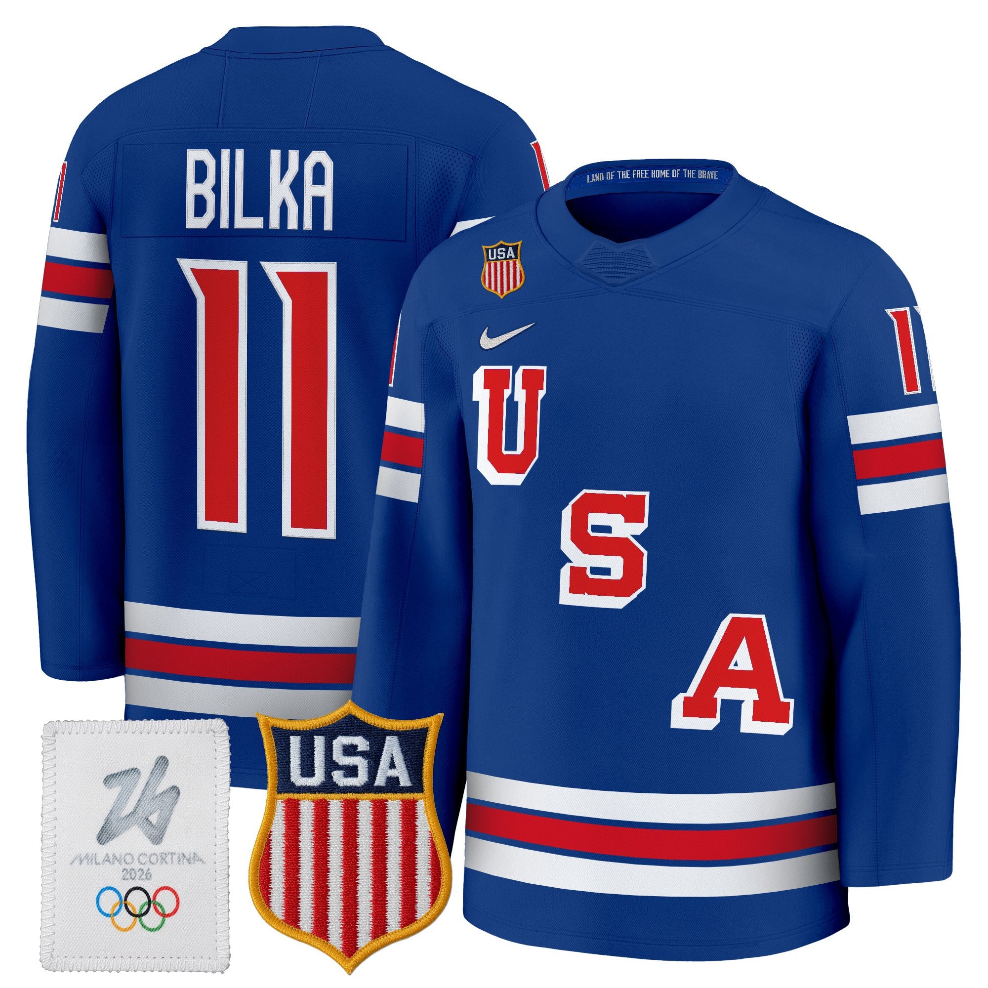 Men's Sizing - 2026 USA Women's Olympic Gold Medalist Hockey Jersey - All Stitched