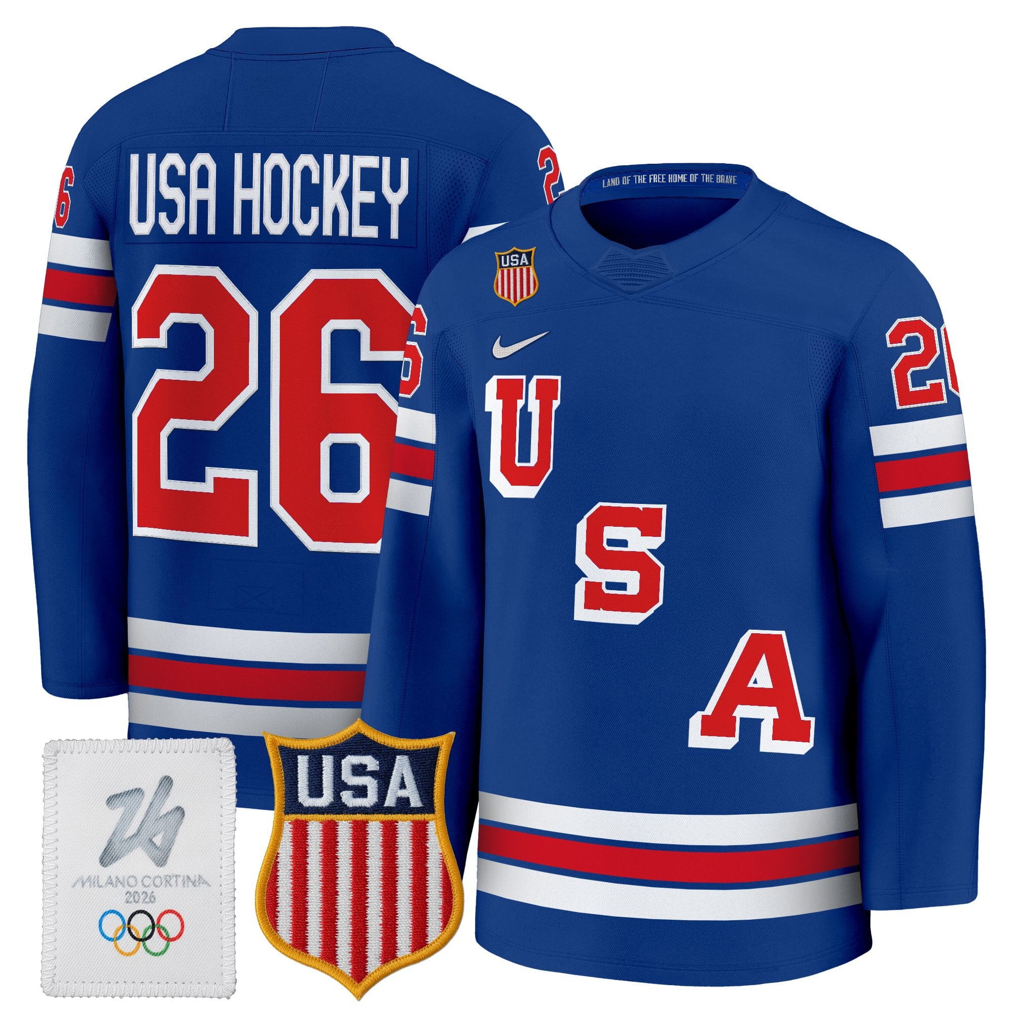 Men's Sizing - 2026 USA Women's Olympic Gold Medalist Hockey Jersey - All Stitched