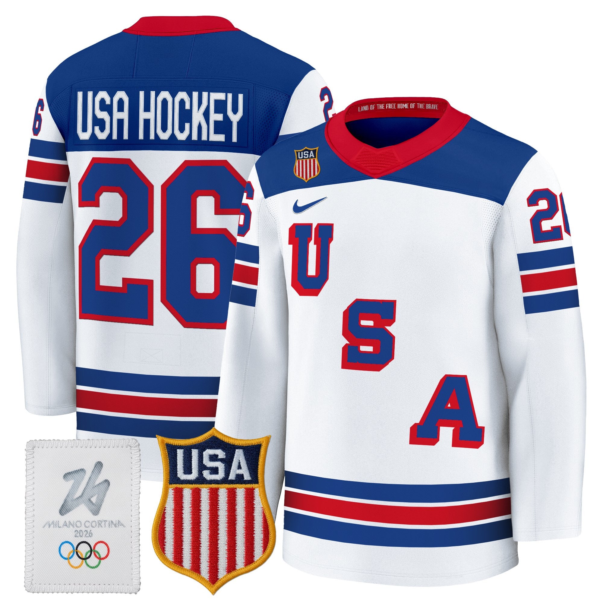 Men's Sizing - 2026 USA Women's Olympic Gold Medalist Hockey Jersey - All Stitched