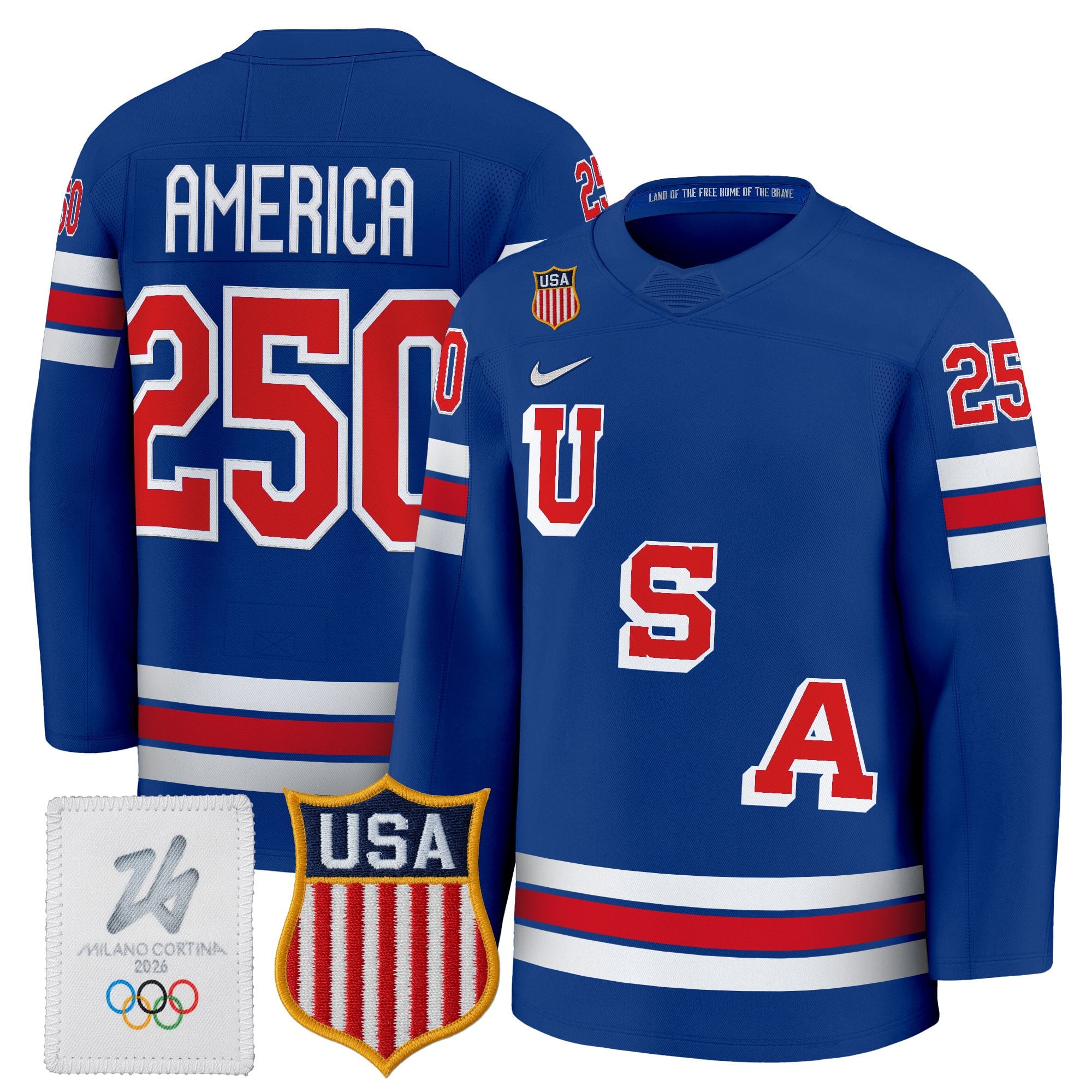 Men's Sizing - 2026 USA Women's Olympic Gold Medalist Hockey Jersey - All Stitched