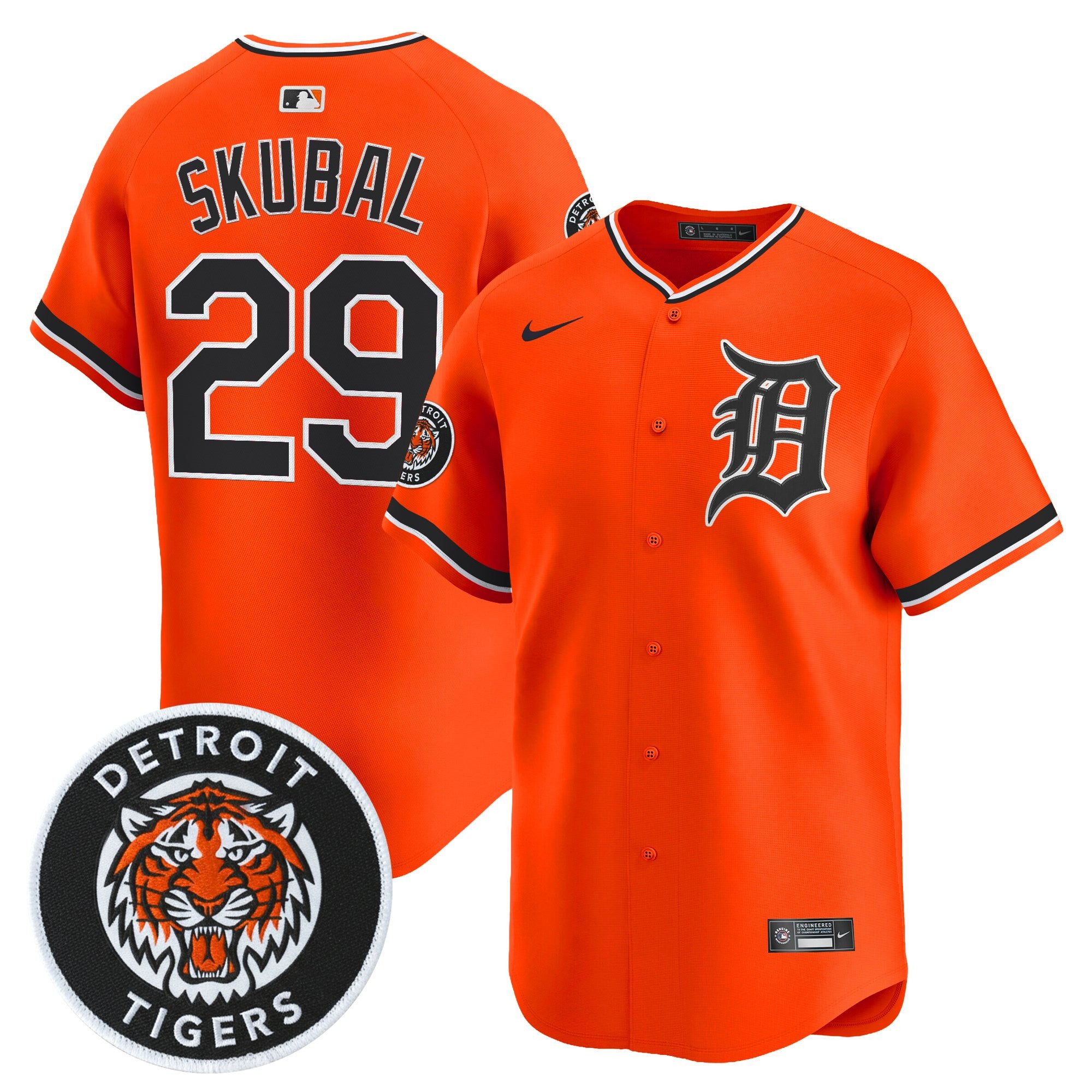 Men's Detroit Tigers 2026 Alternate Vapor Premier Limited Jersey - All Stitched