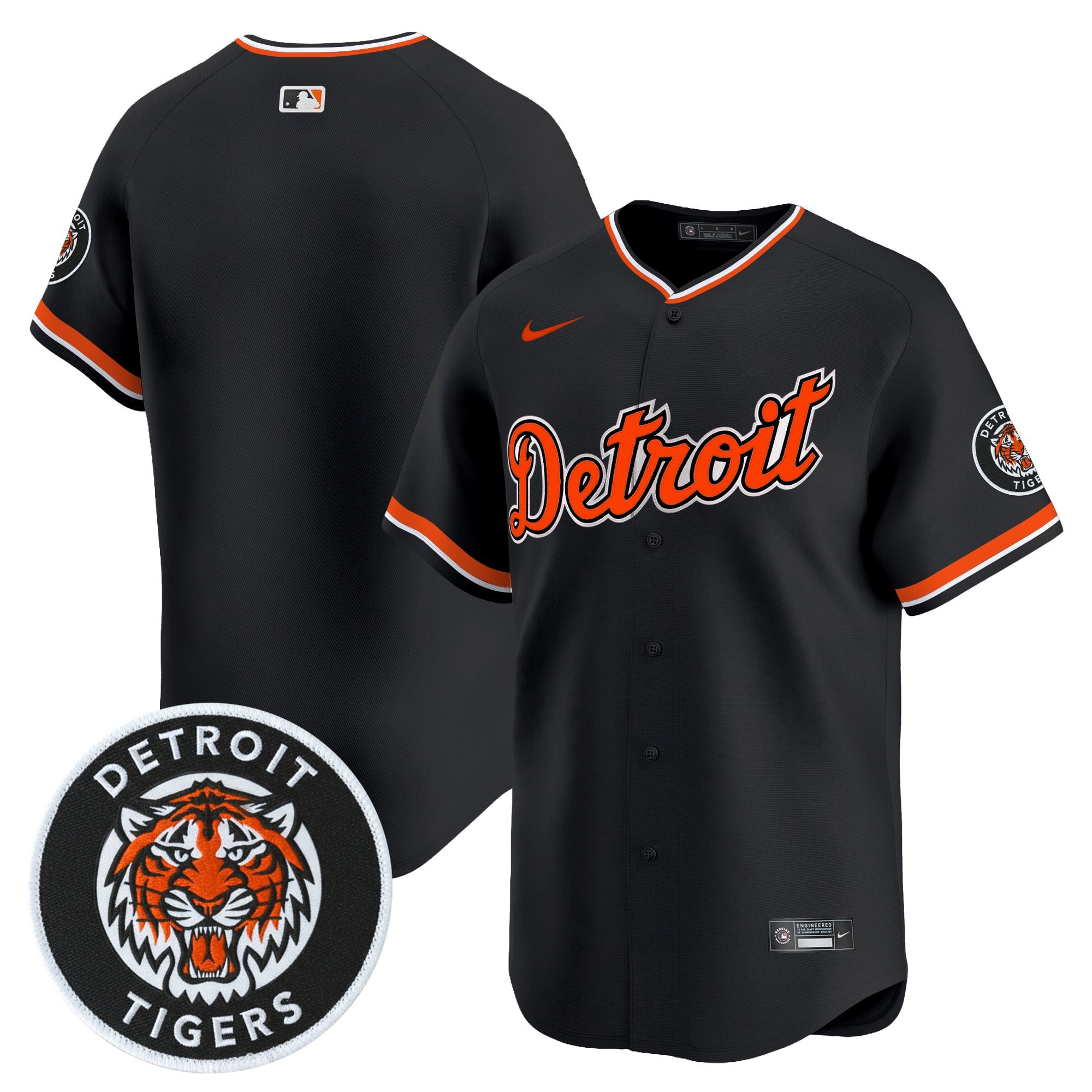 Men's Detroit Tigers 2026 Alternate Vapor Premier Limited Jersey - All Stitched