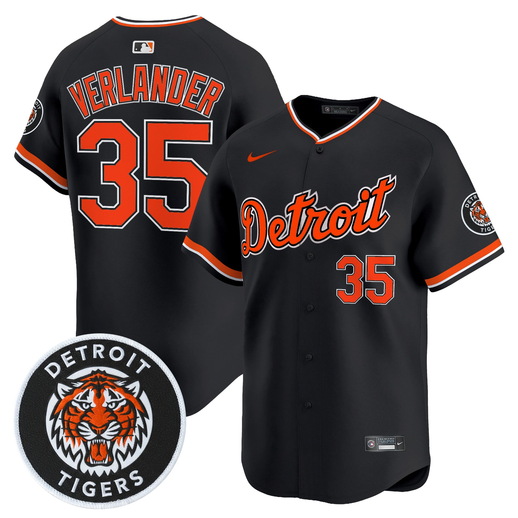 Men's Detroit Tigers 2026 Alternate Vapor Premier Limited Jersey - All Stitched