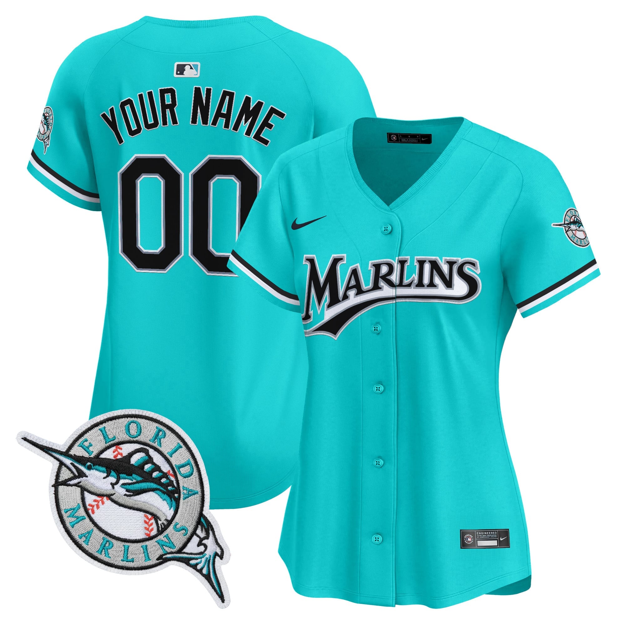 Miami Marlins 2026 Vapor Premier Limited Custom Jersey - All Stitched