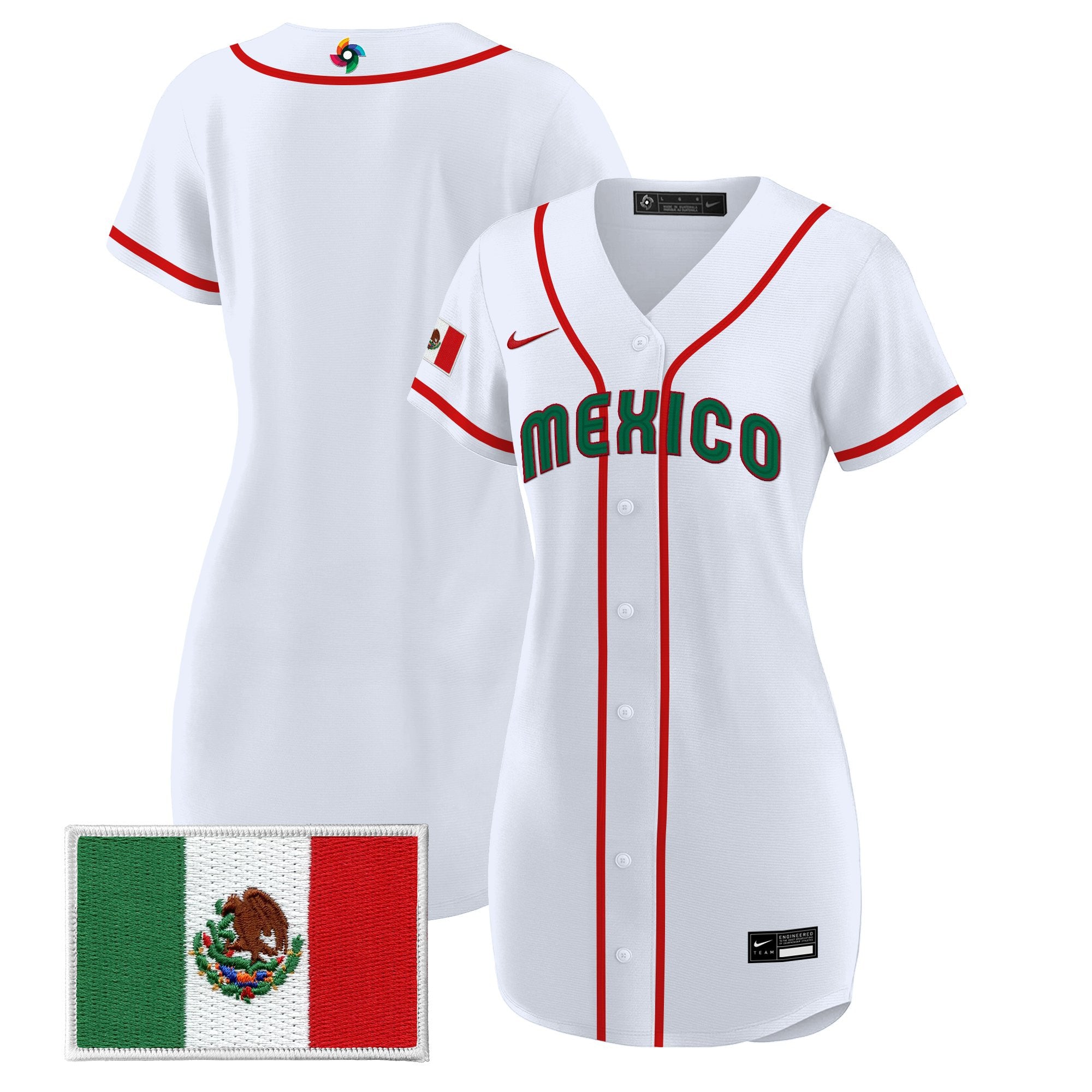 Women's Team Mexico World Baseball Classic Baseball Dress - All Stitched