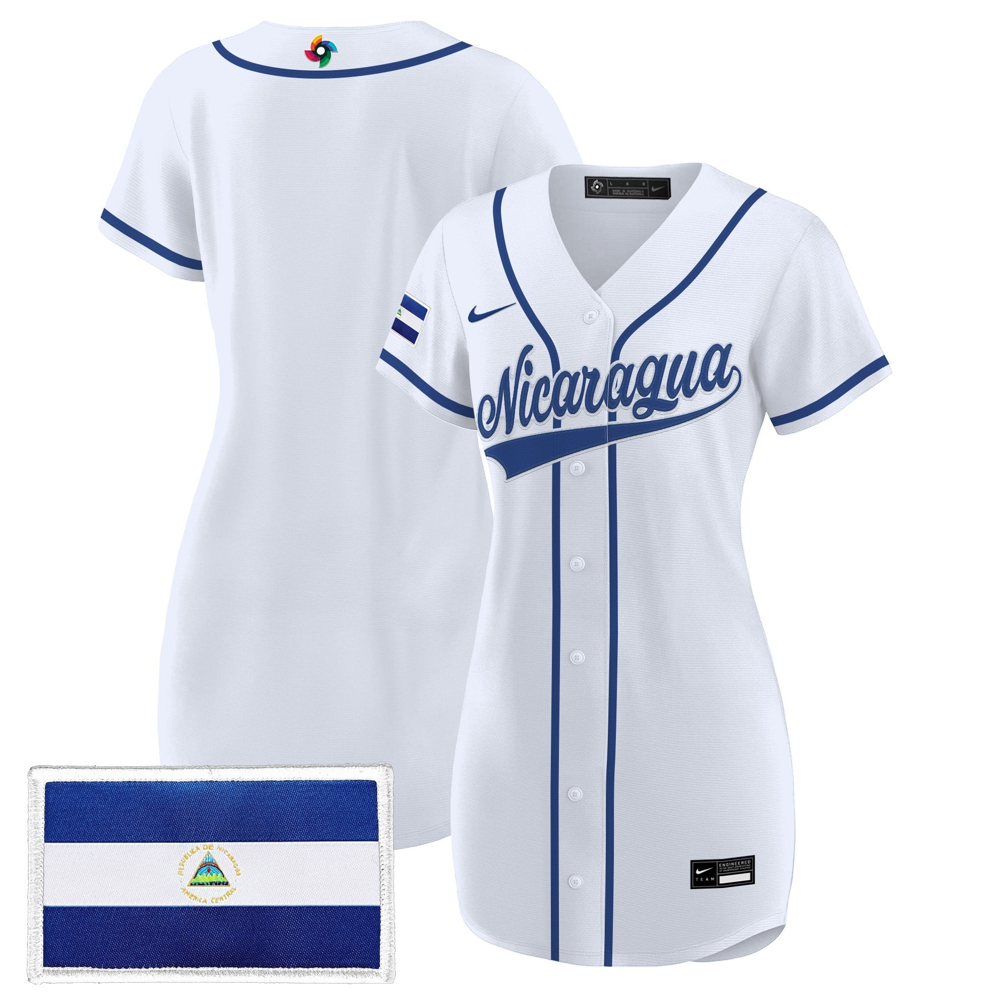 Women's Team Nicaragua 2026 World Baseball Classic Baseball Dress - All Stitched