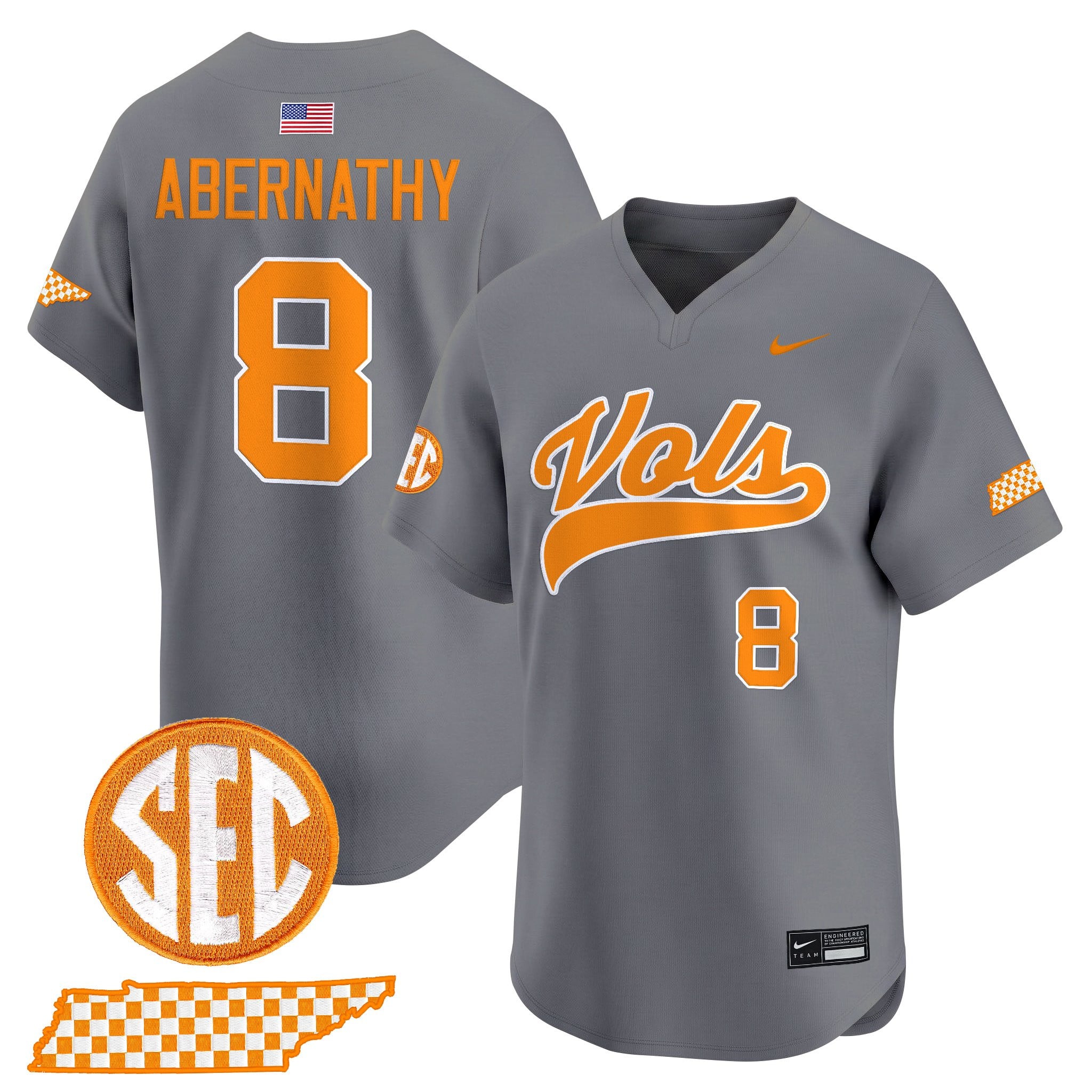 Men's Tennessee Volunteers 2026 'Smokey Grey Series' Vapor Premier Limited Jersey - All Stitched