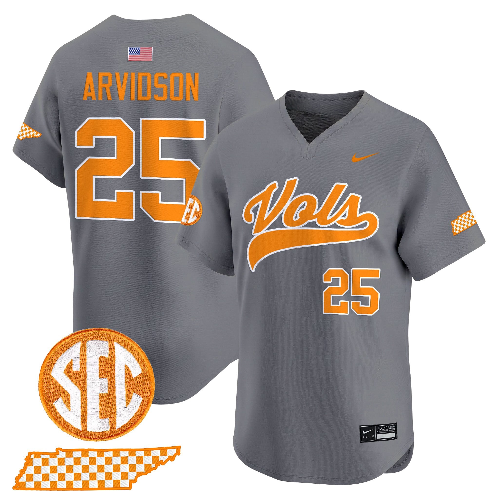 Men's Tennessee Volunteers 2026 'Smokey Grey Series' Vapor Premier Limited Jersey - All Stitched