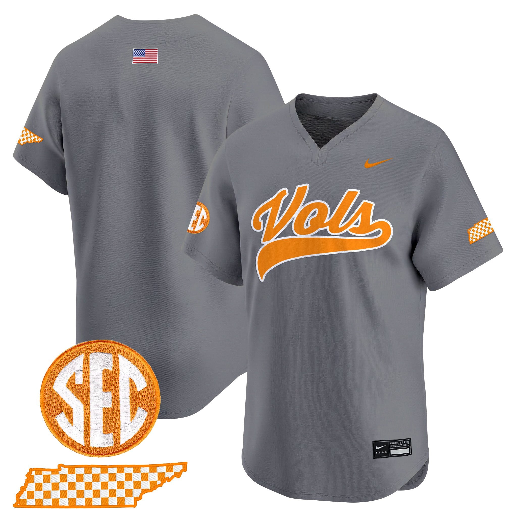 Men's Tennessee Volunteers 2026 'Smokey Grey Series' Vapor Premier Limited Jersey - All Stitched