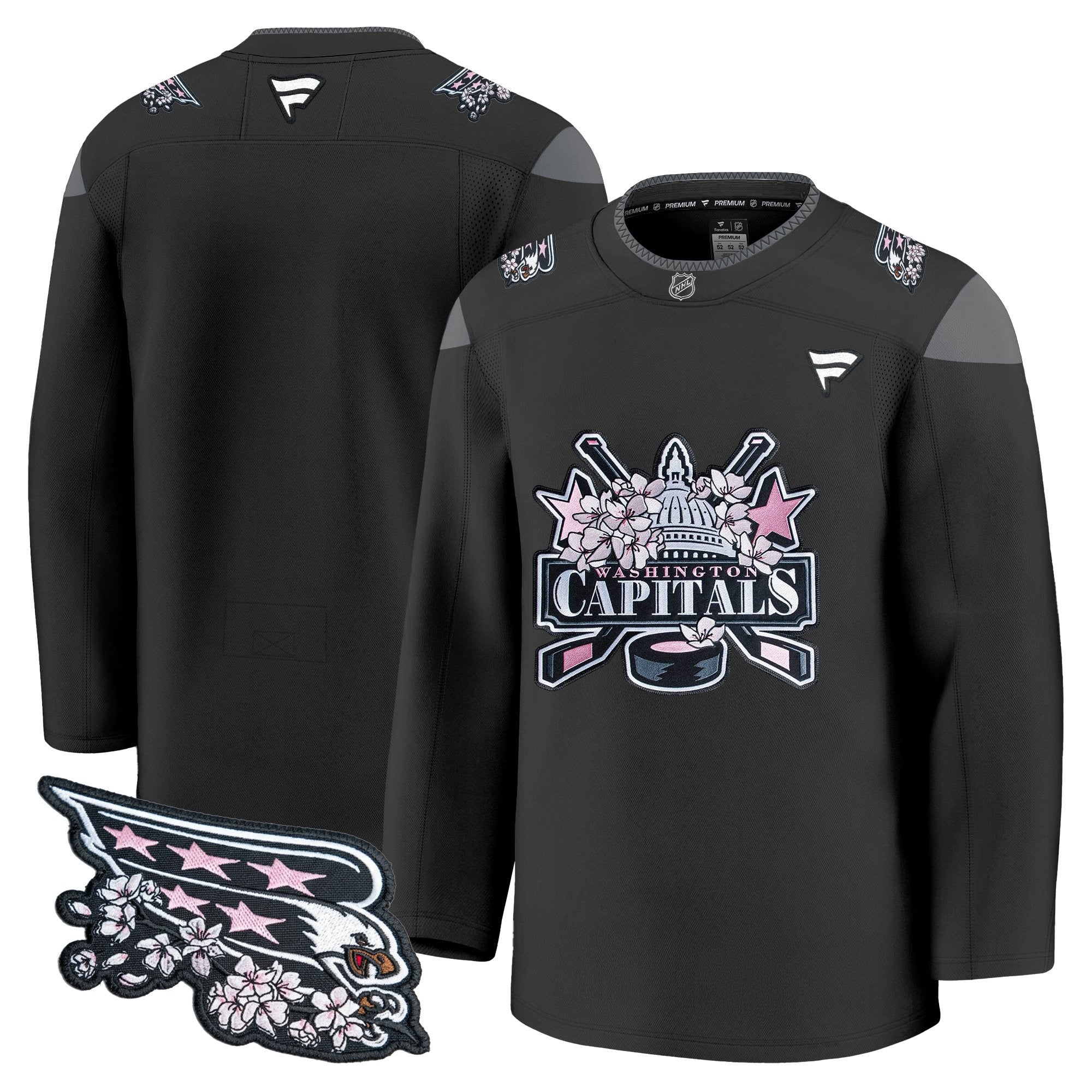Men's Washington Capitals 2026 Cherry Blossom Premium Jersey - All Stitched