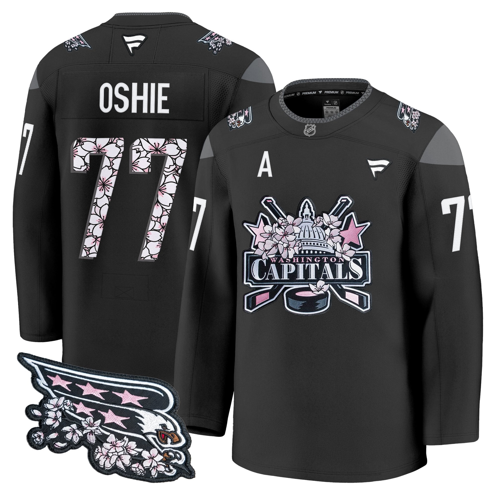 Men's Washington Capitals 2026 Cherry Blossom Premium Jersey - All Stitched