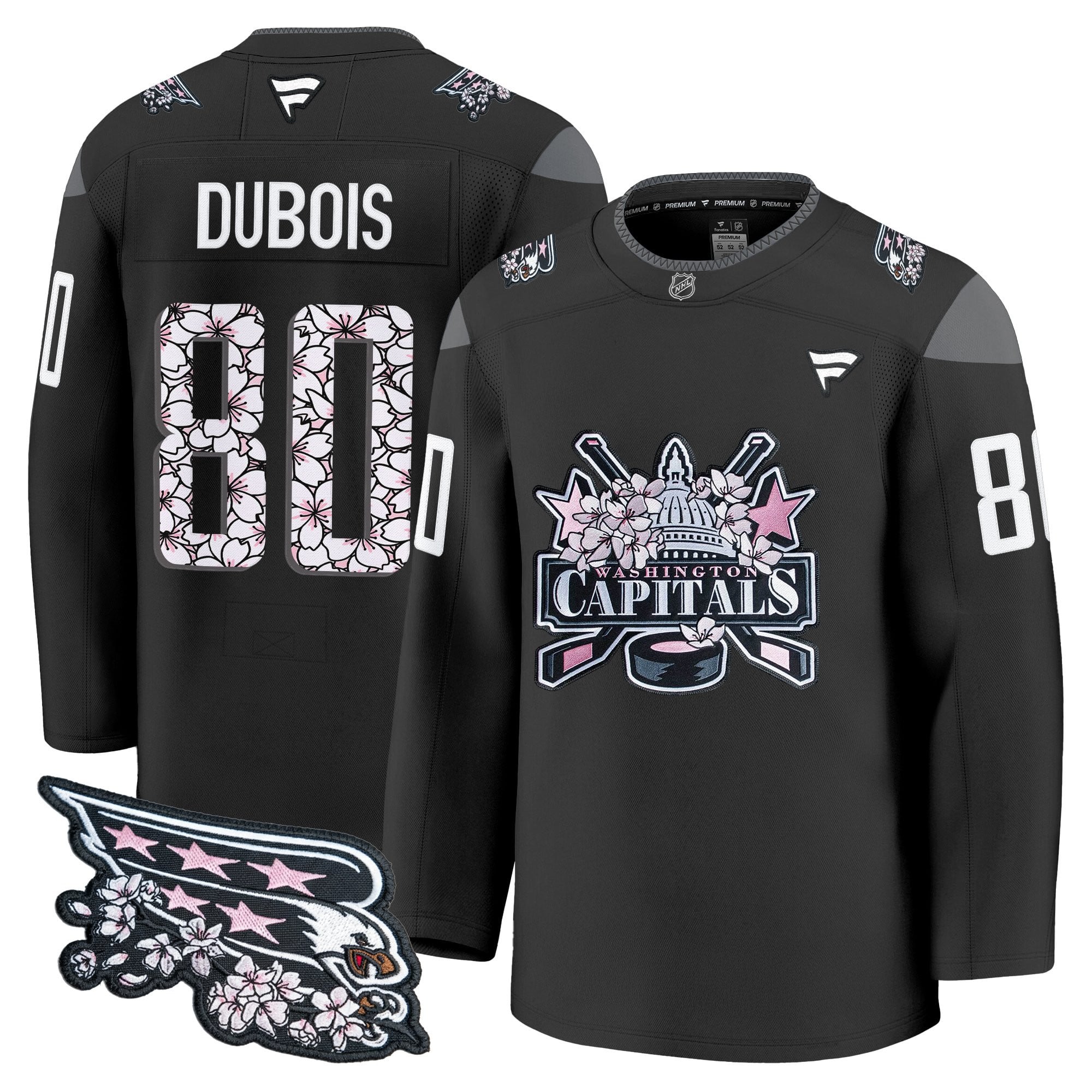 Men's Washington Capitals 2026 Cherry Blossom Premium Jersey - All Stitched