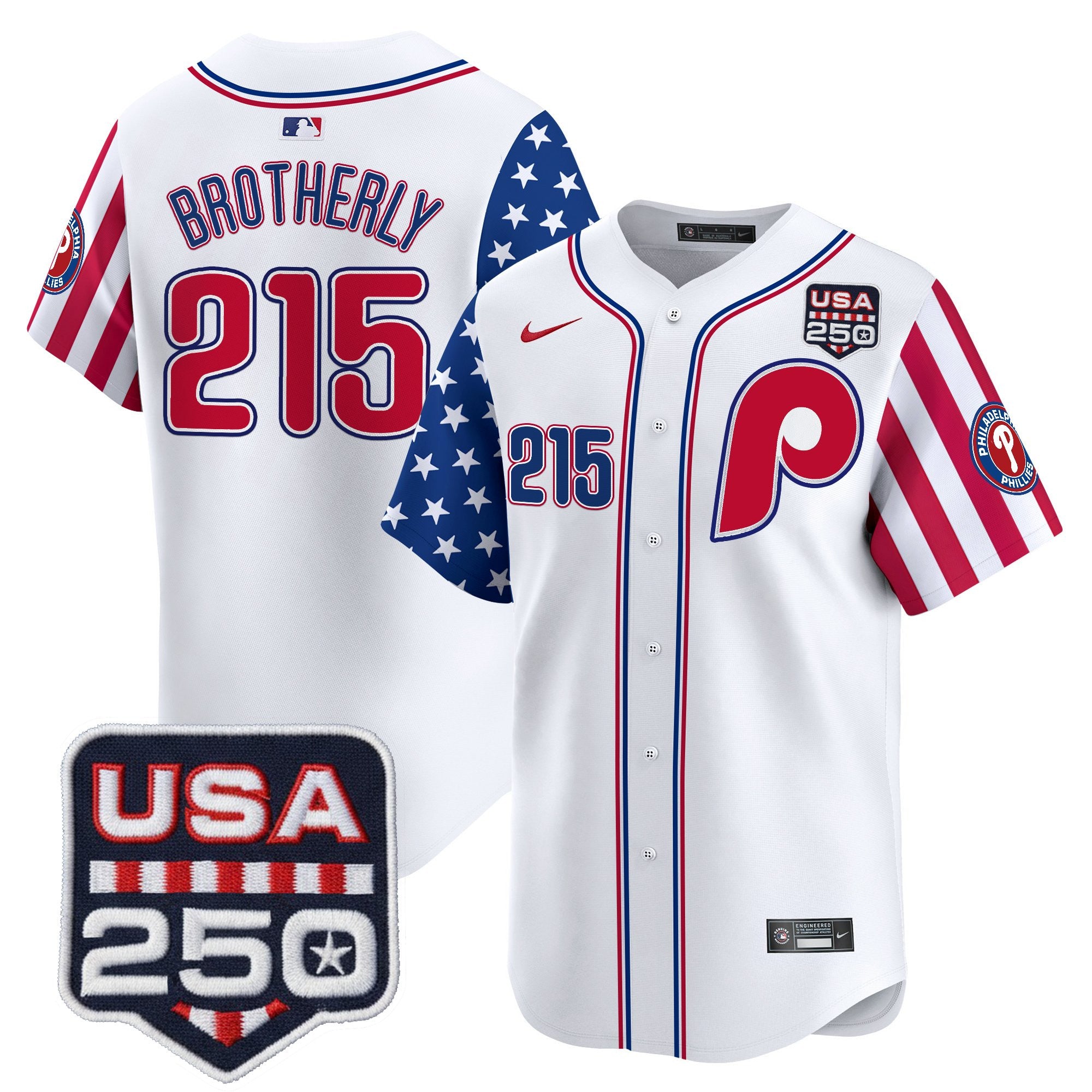 Men's Philadelphia Phillies America250 Edition Vapor Premier Limited Jersey - All Stitched