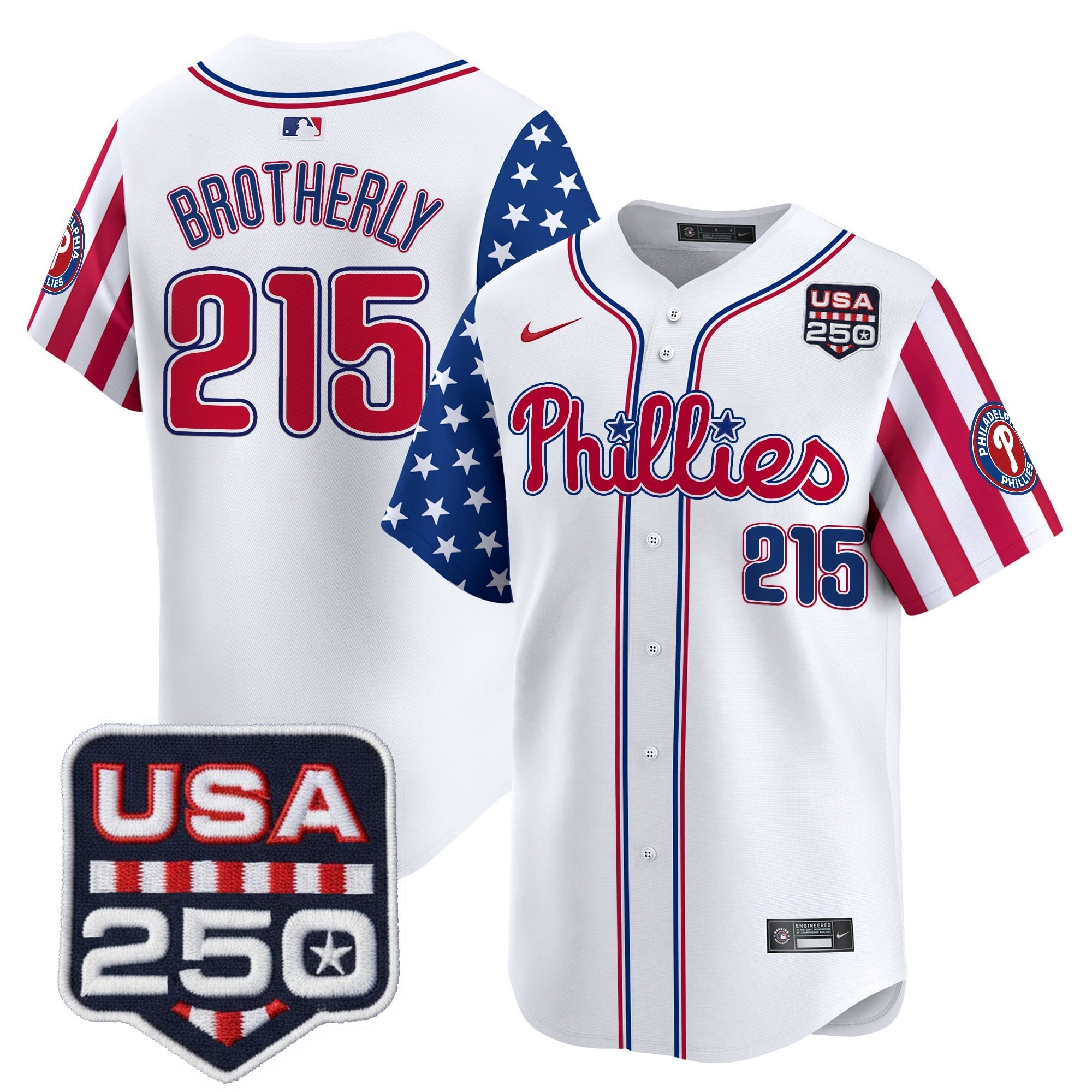 Men's Philadelphia Phillies America250 Edition Vapor Premier Limited Jersey - All Stitched