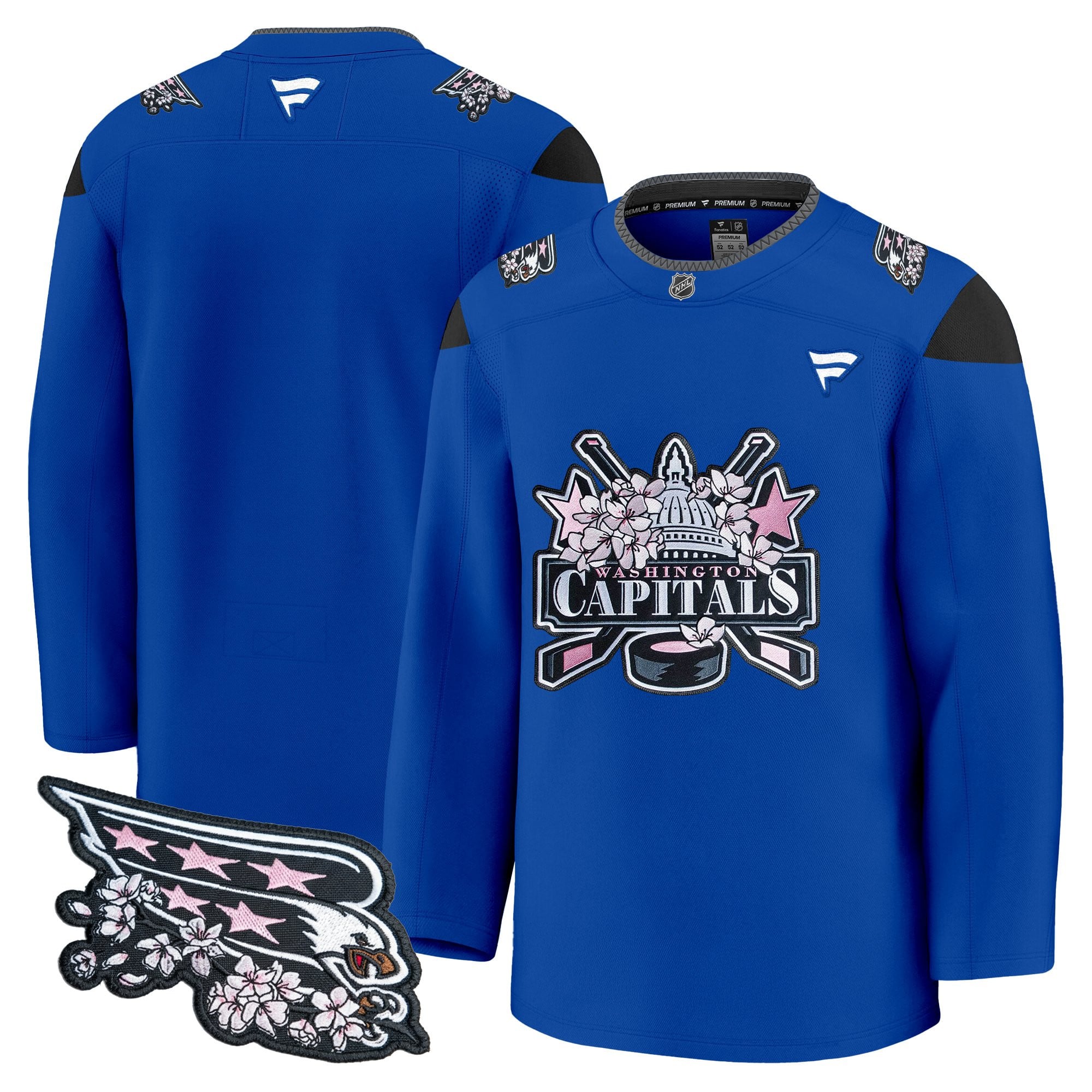 Men's Washington Capitals 2026 Cherry Blossom Premium Jersey - All Stitched