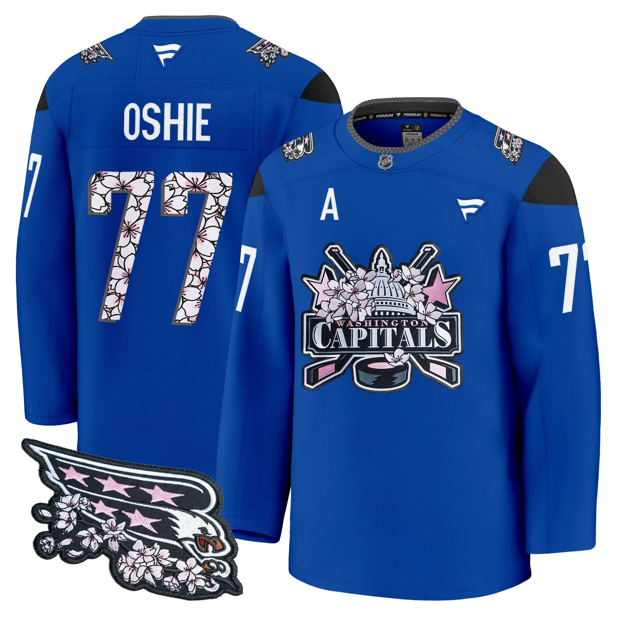 Men's Washington Capitals 2026 Cherry Blossom Premium Jersey - All Stitched