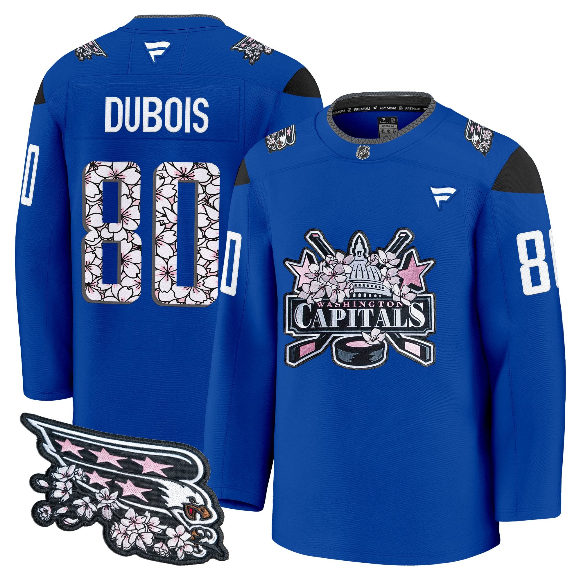 Men's Washington Capitals 2026 Cherry Blossom Premium Jersey - All Stitched