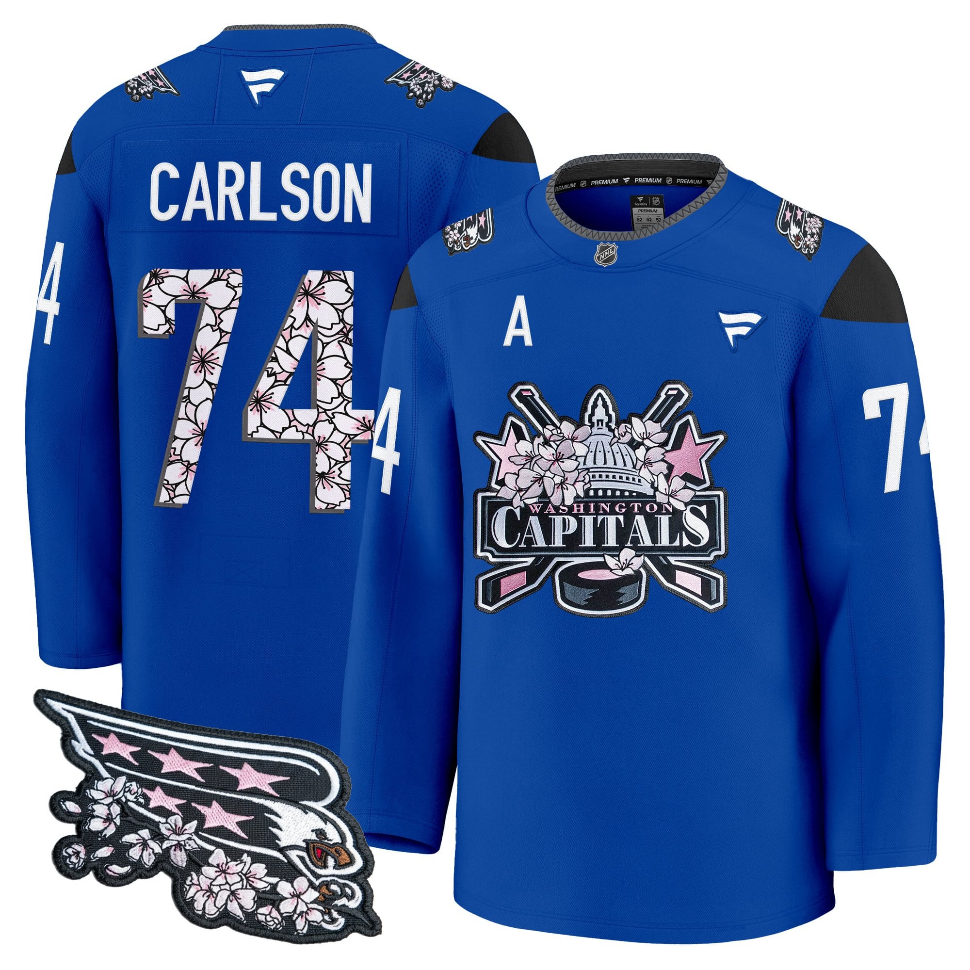Men's Washington Capitals 2026 Cherry Blossom Premium Jersey - All Stitched