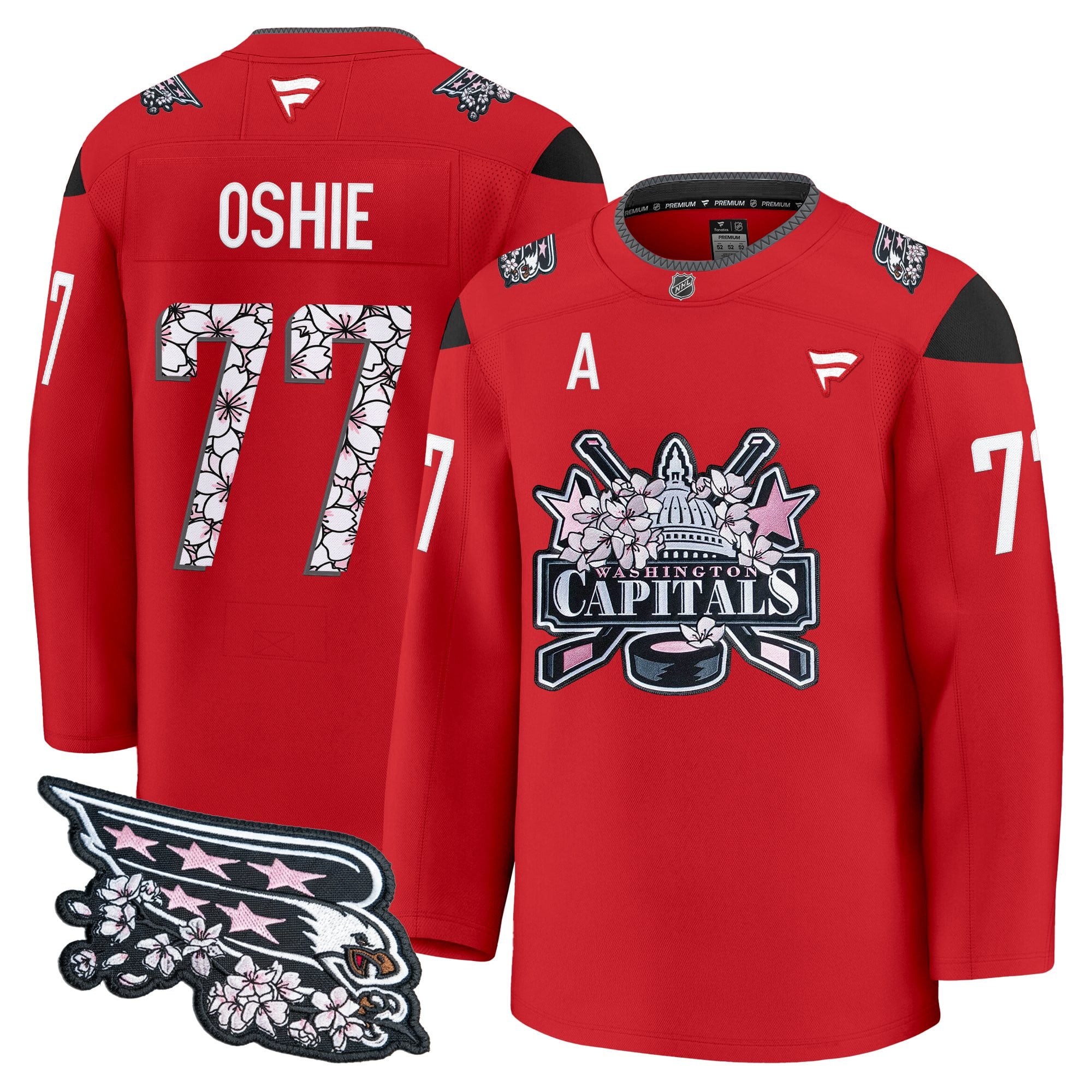 Men's Washington Capitals 2026 Cherry Blossom Premium Jersey - All Stitched