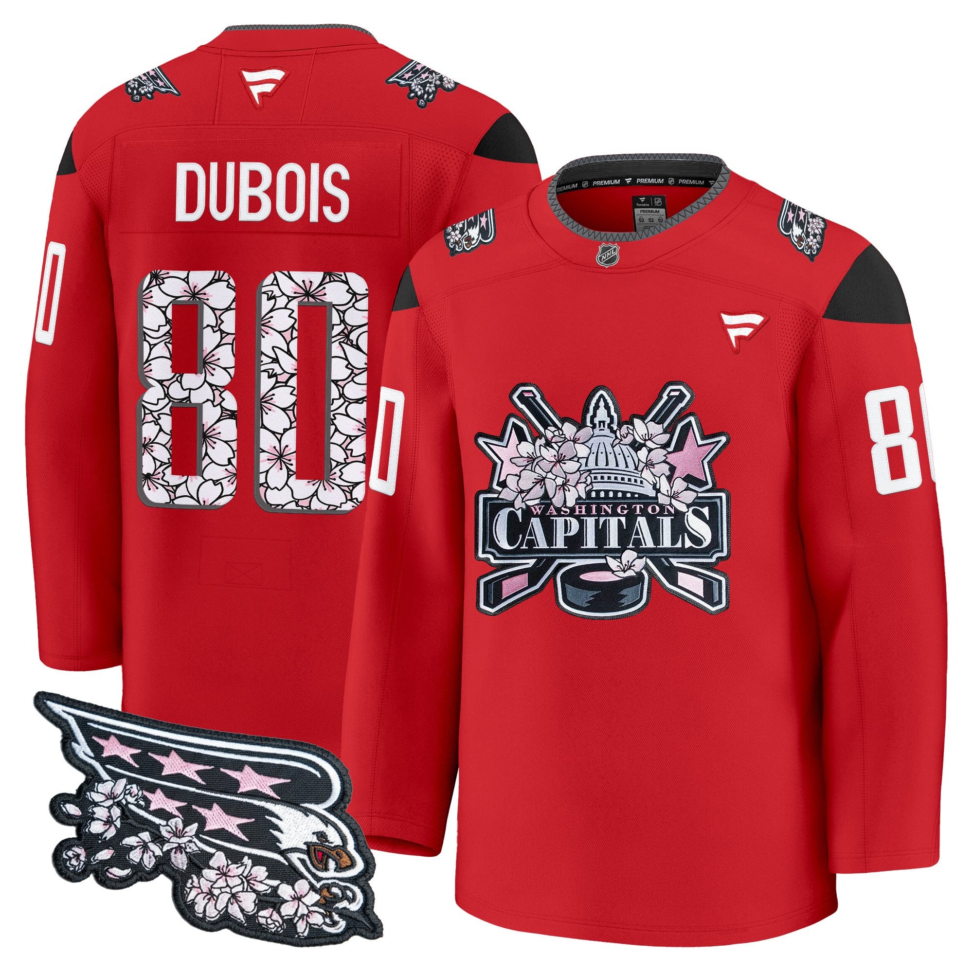 Men's Washington Capitals 2026 Cherry Blossom Premium Jersey - All Stitched