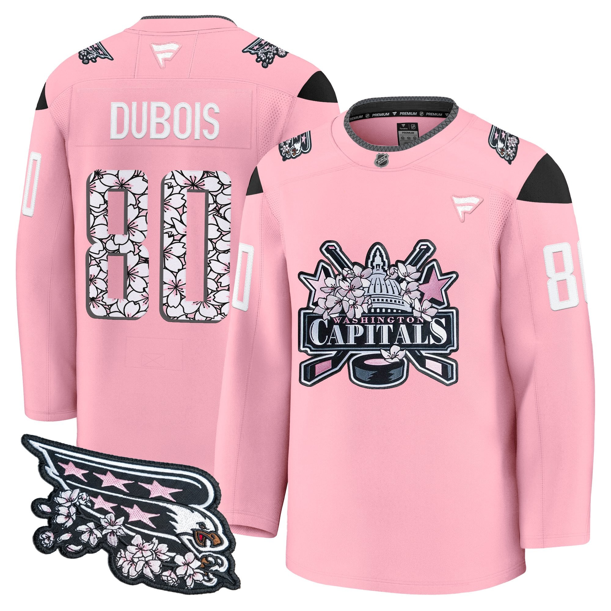 Men's Washington Capitals 2026 Cherry Blossom Premium Jersey - All Stitched