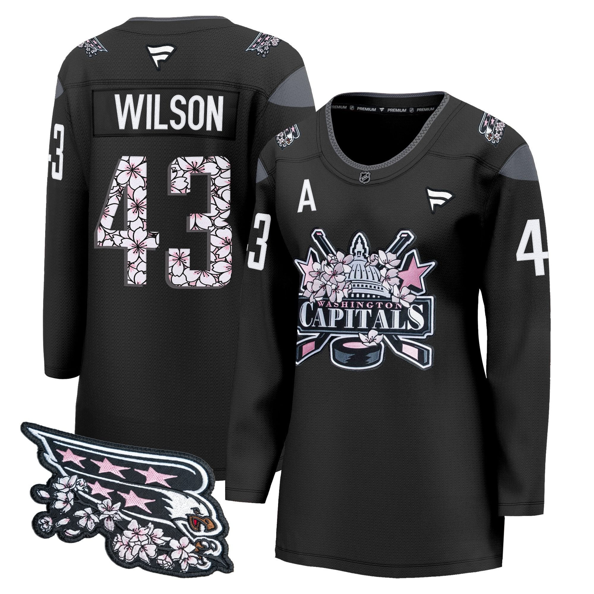 Women's Washington Capitals 2026 Cherry Blossom Premium Jersey - All Stitched