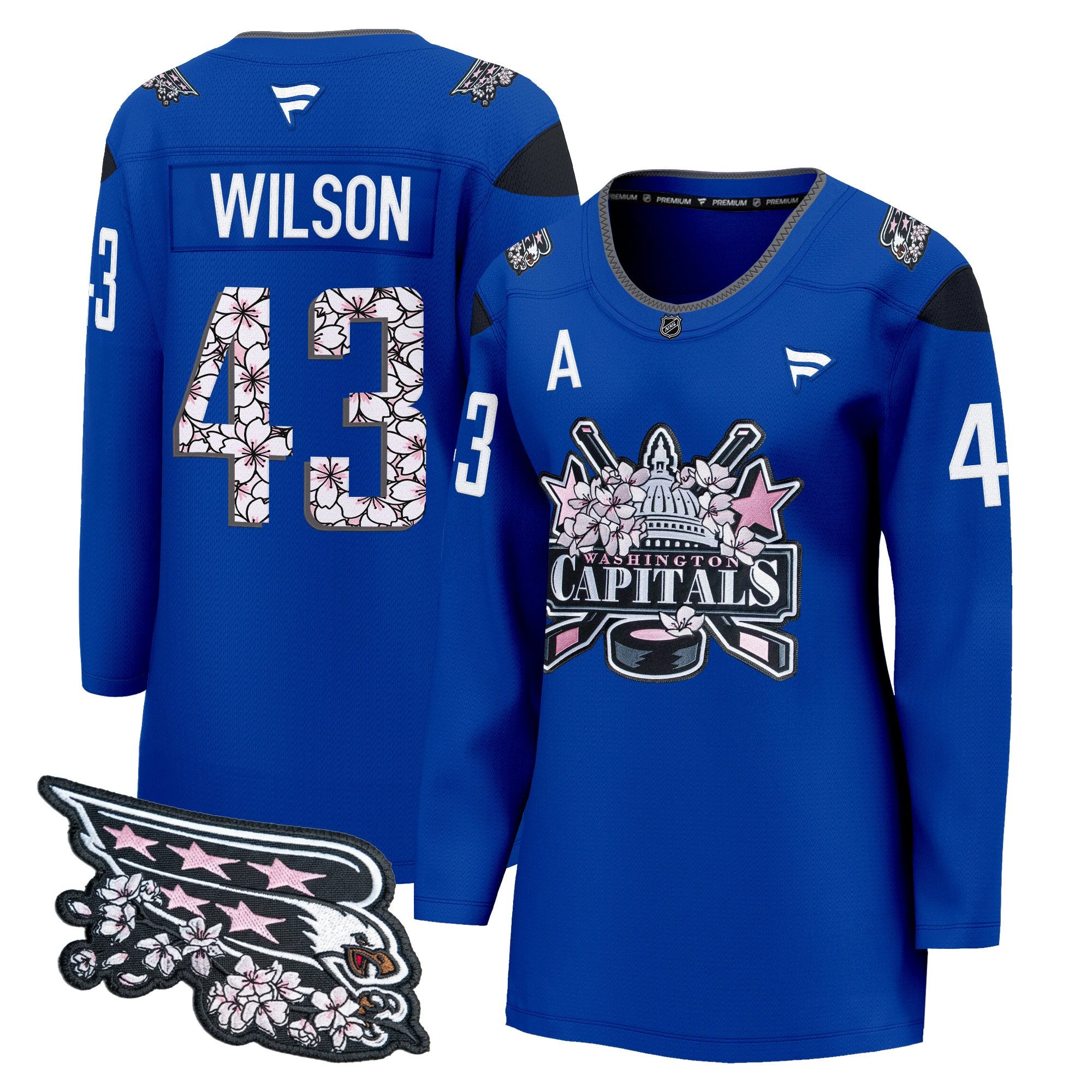 Women's Washington Capitals 2026 Cherry Blossom Premium Jersey - All Stitched