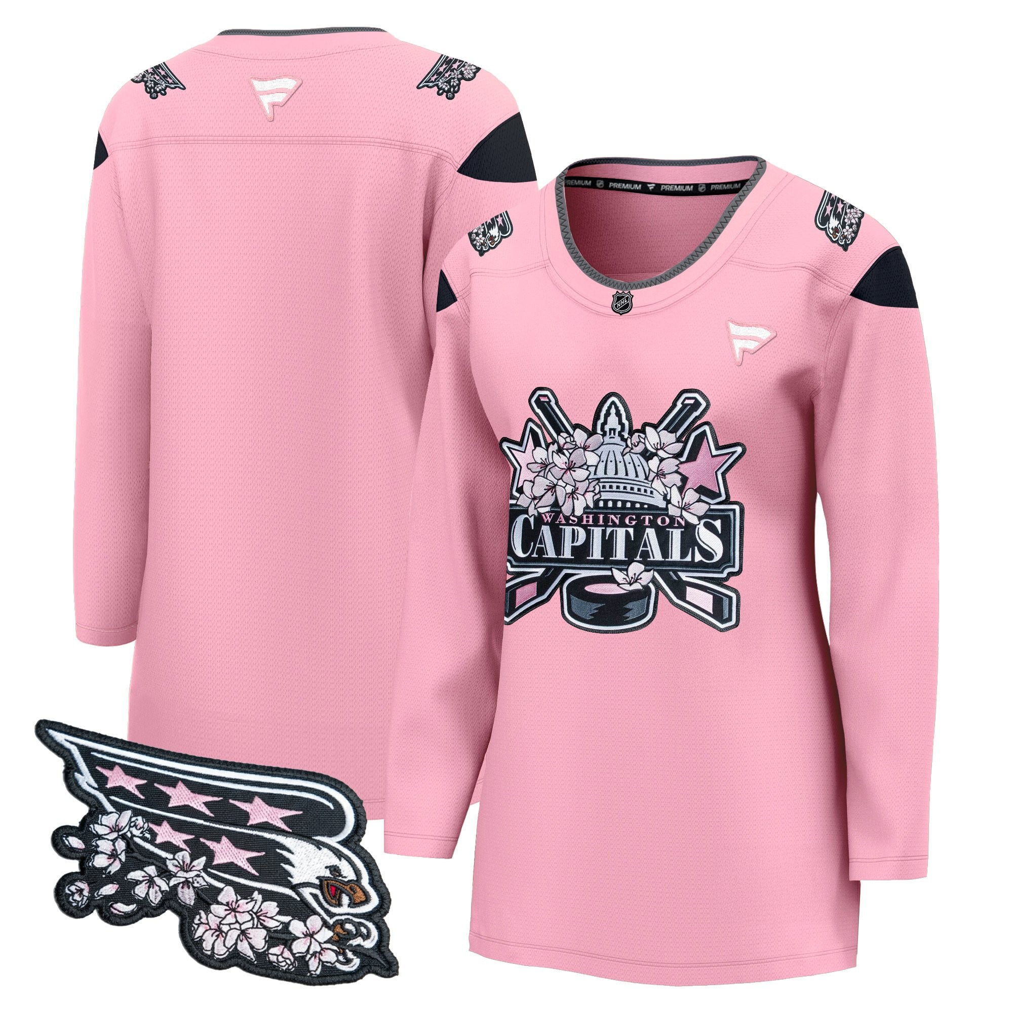 Women's Washington Capitals 2026 Cherry Blossom Premium Jersey - All Stitched