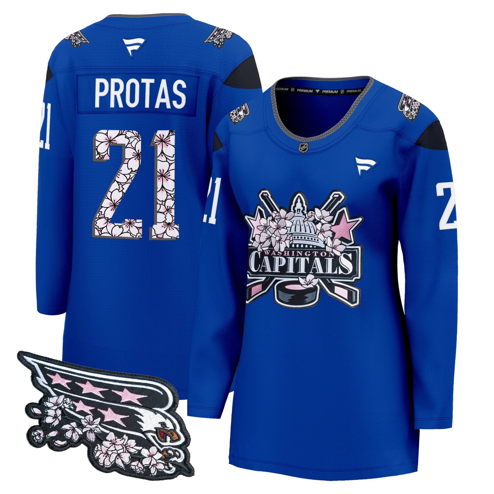 Women's Washington Capitals 2026 Cherry Blossom Premium Jersey - All Stitched