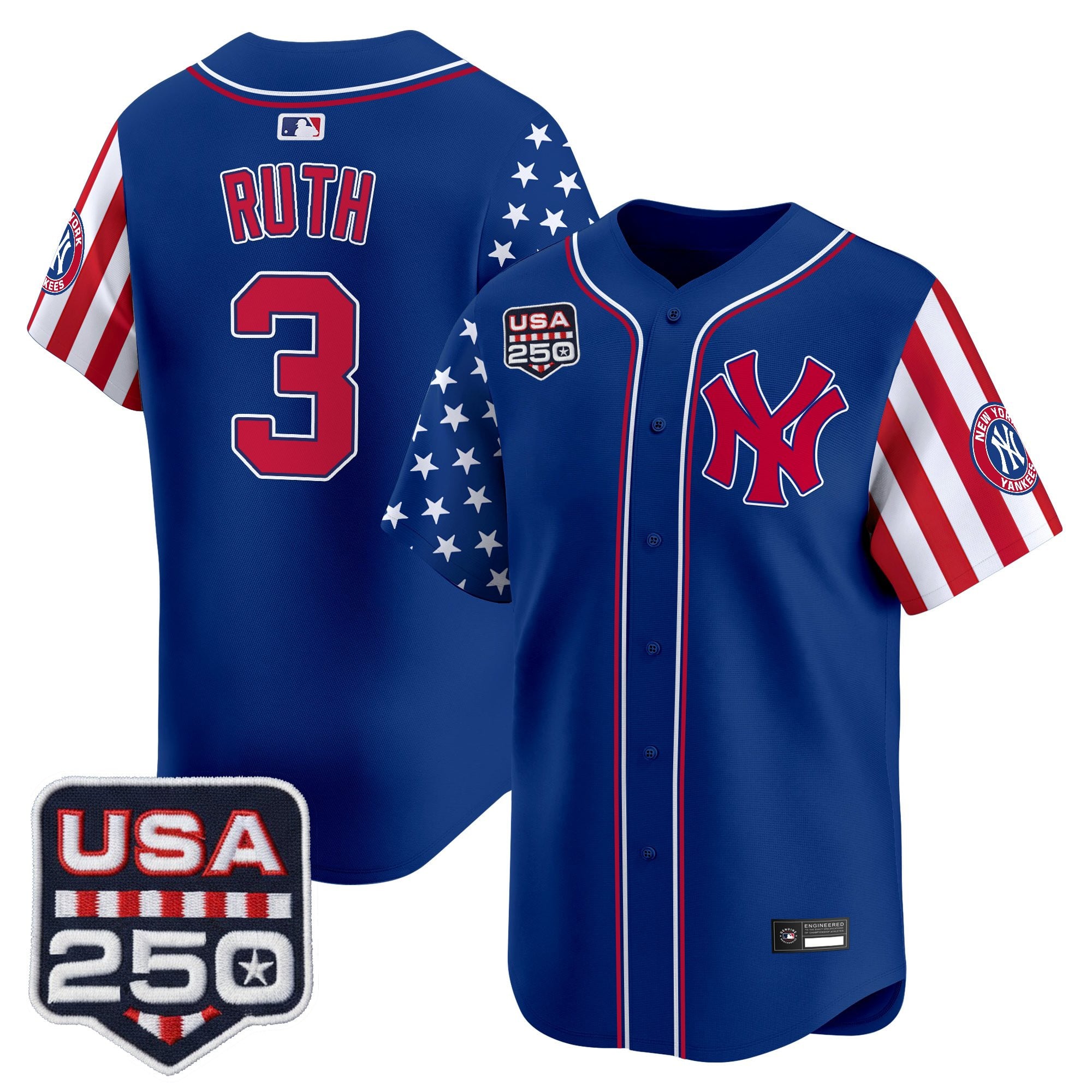 Men's Yankees "America250 Edition" Vapor Premier Limited Jersey - All Stitched