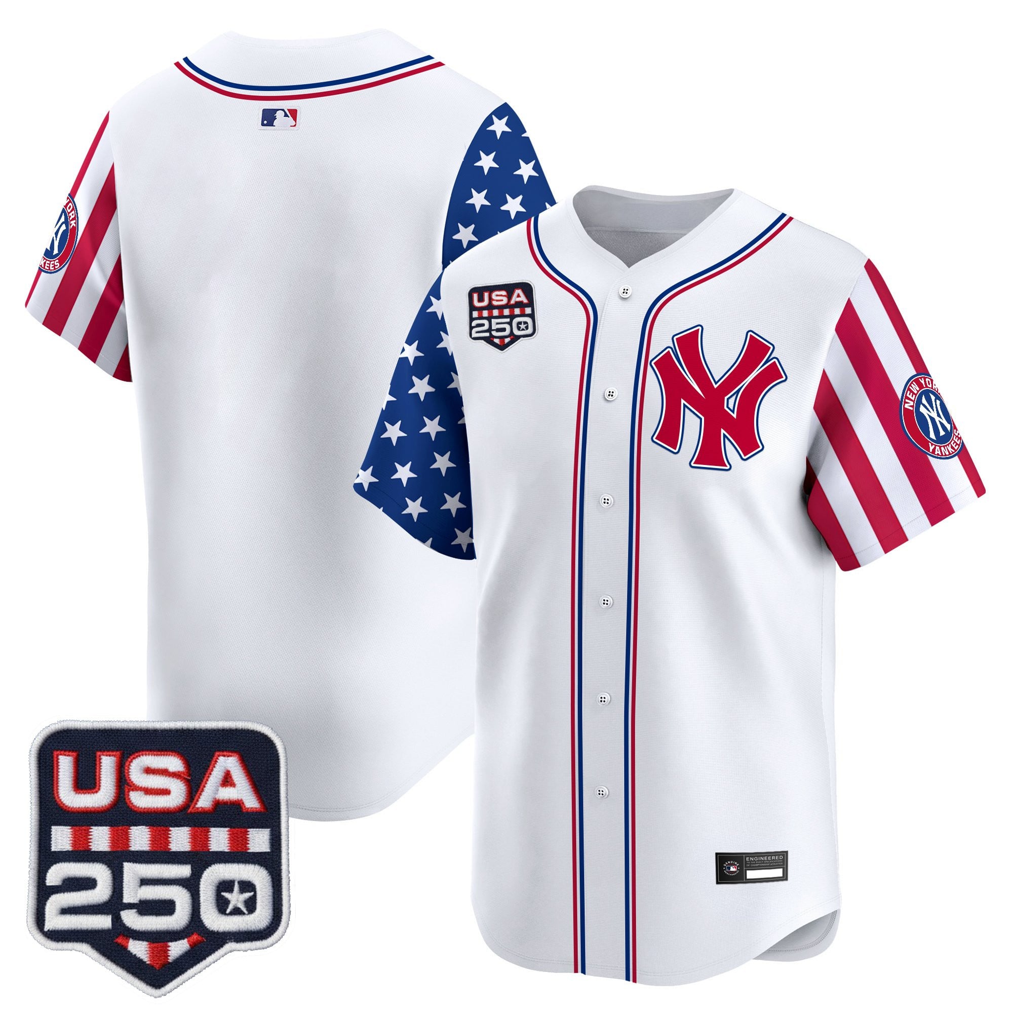 Men's Yankees "America250 Edition" Vapor Premier Limited Jersey - All Stitched