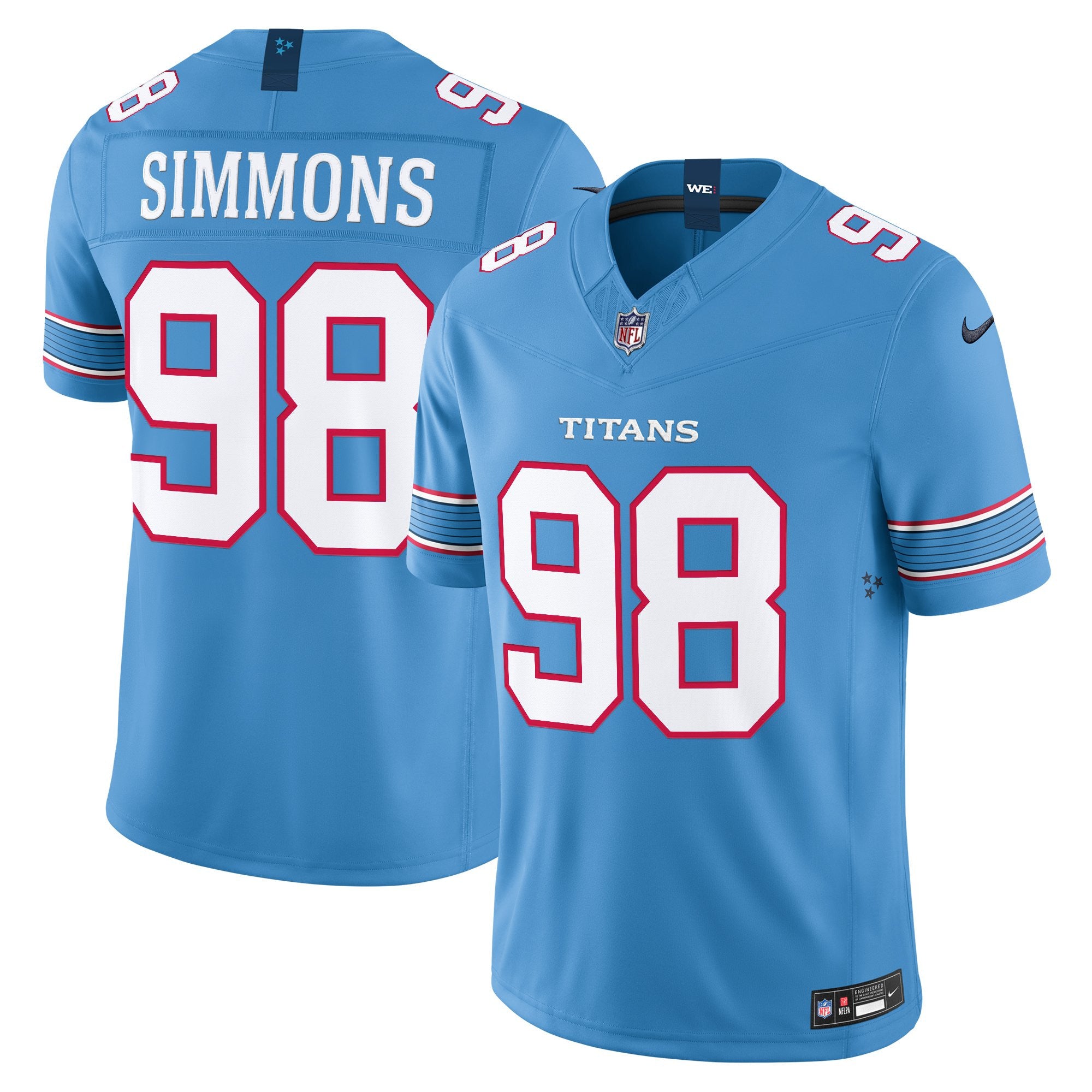 Men's Tennessee Titans 2026 Vapor Limited Jersey - All Stitched