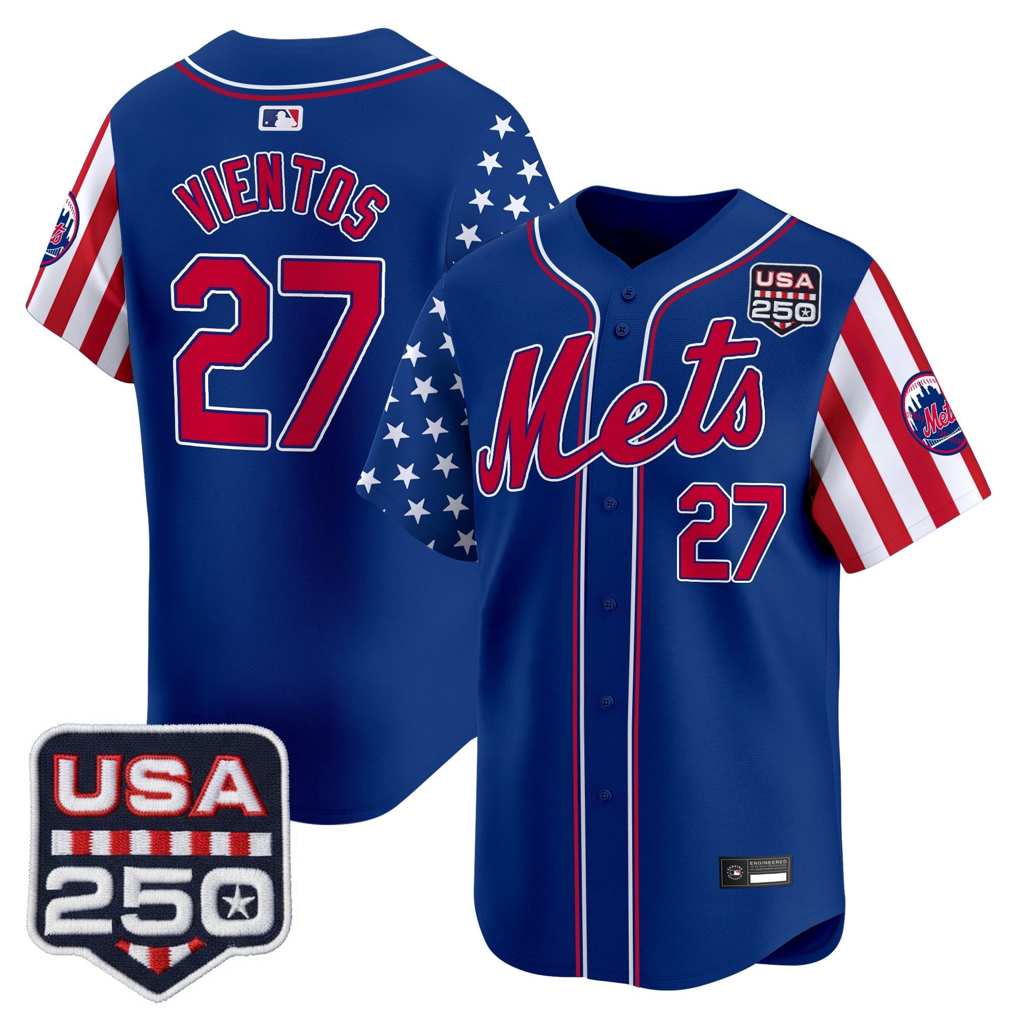 Men's New York Mets "America250 Edition" Vapor Premier Limited Jersey - All Stitched