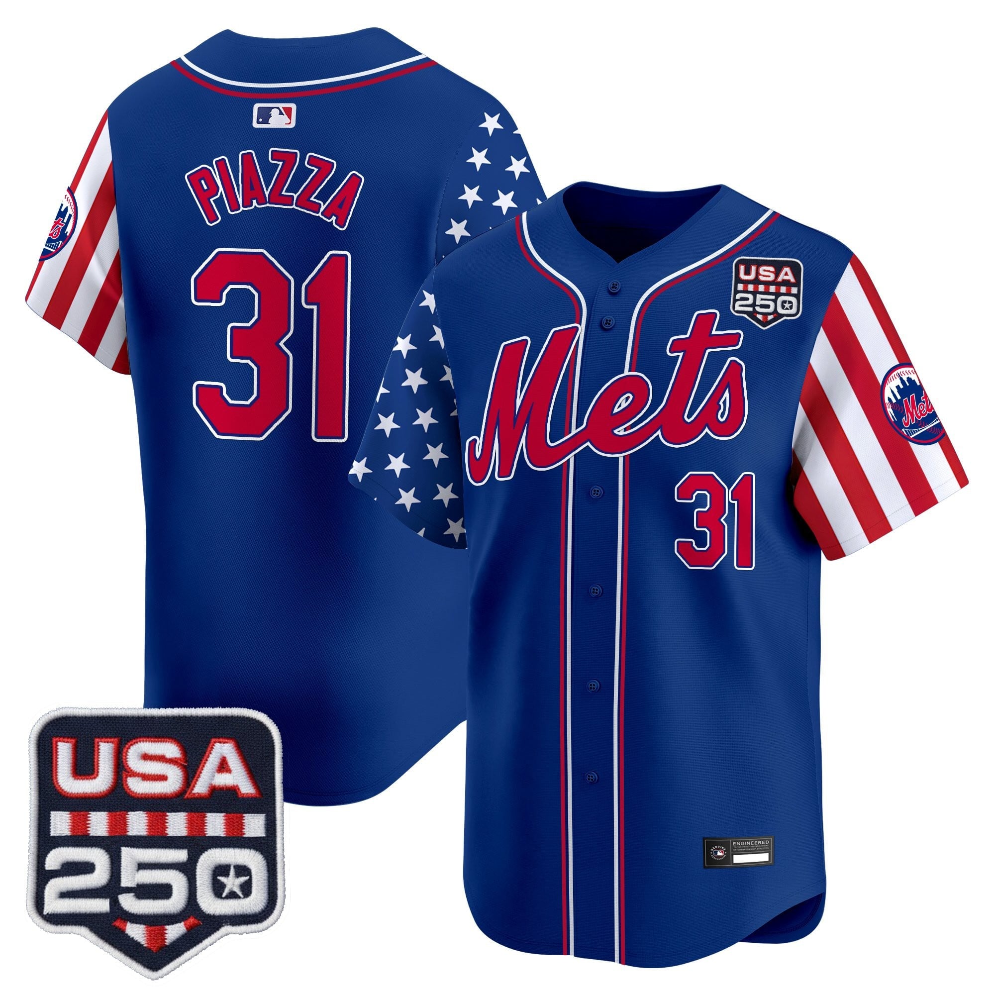 Men's New York Mets "America250 Edition" Vapor Premier Limited Jersey - All Stitched