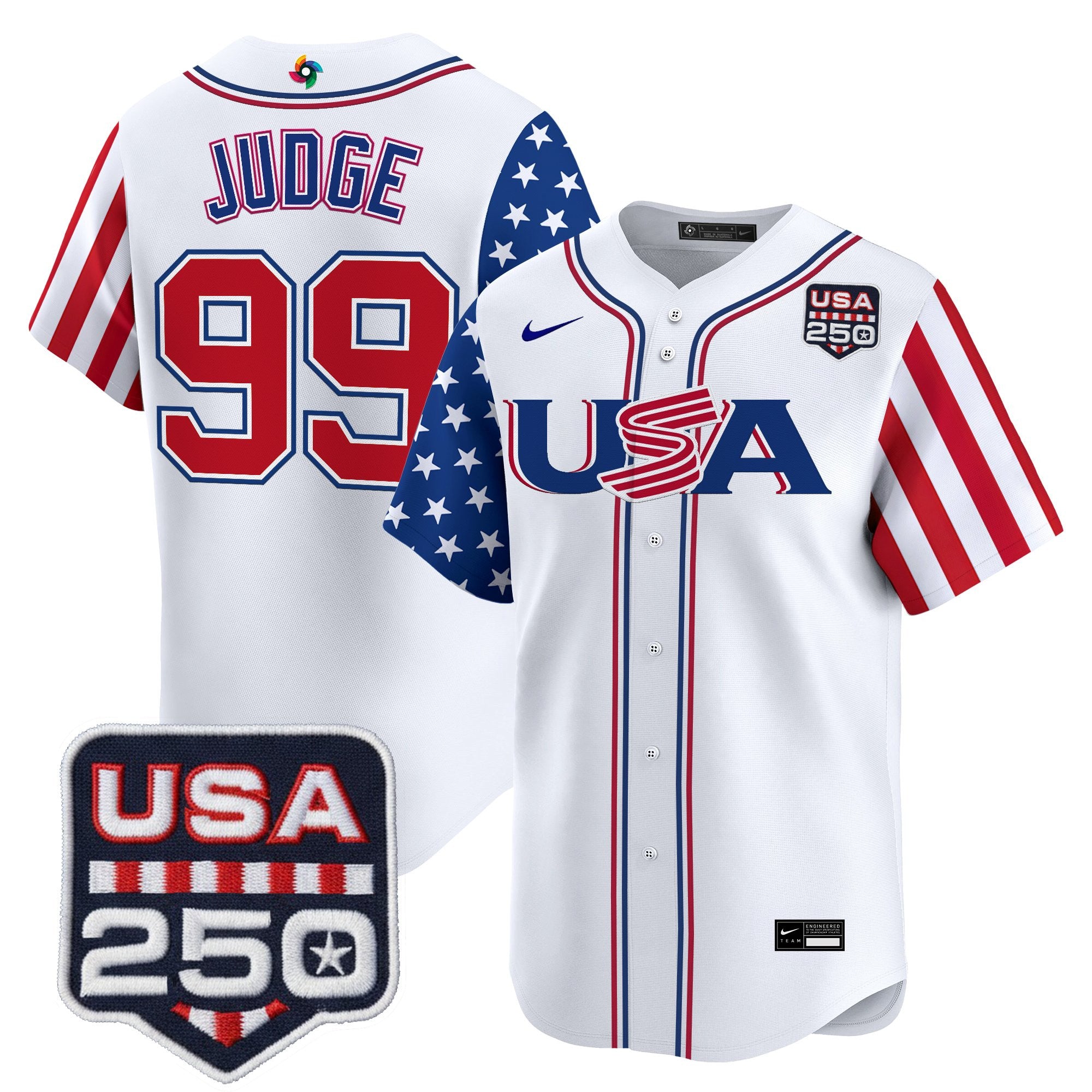 Men's Team USA World Baseball Classic "America250 Edition" Vapor Premier Limited Jersey - All Stitched