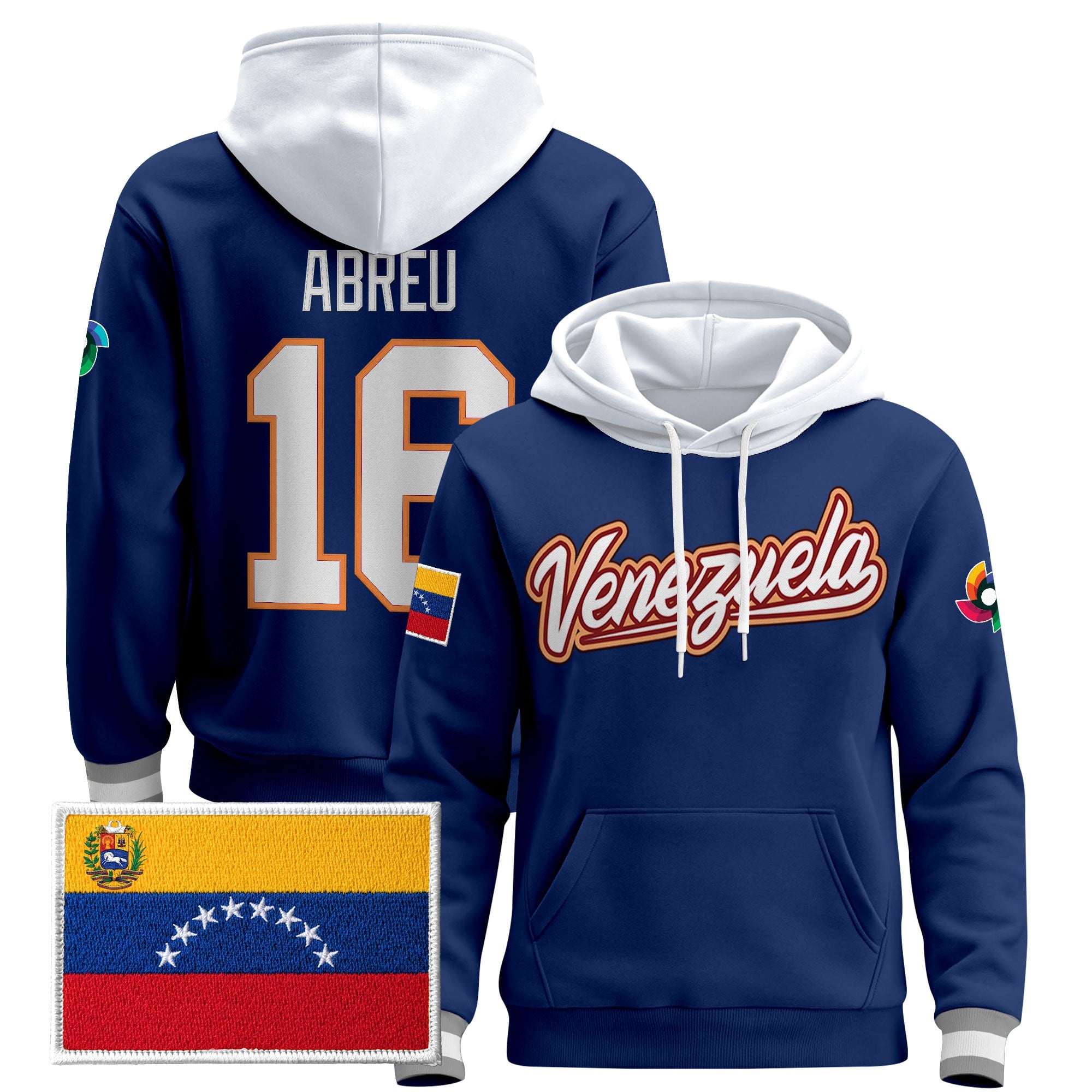 Men's Team Venezuela 2026 World Baseball Classic Vapor Premier Hoodie - All Stitched