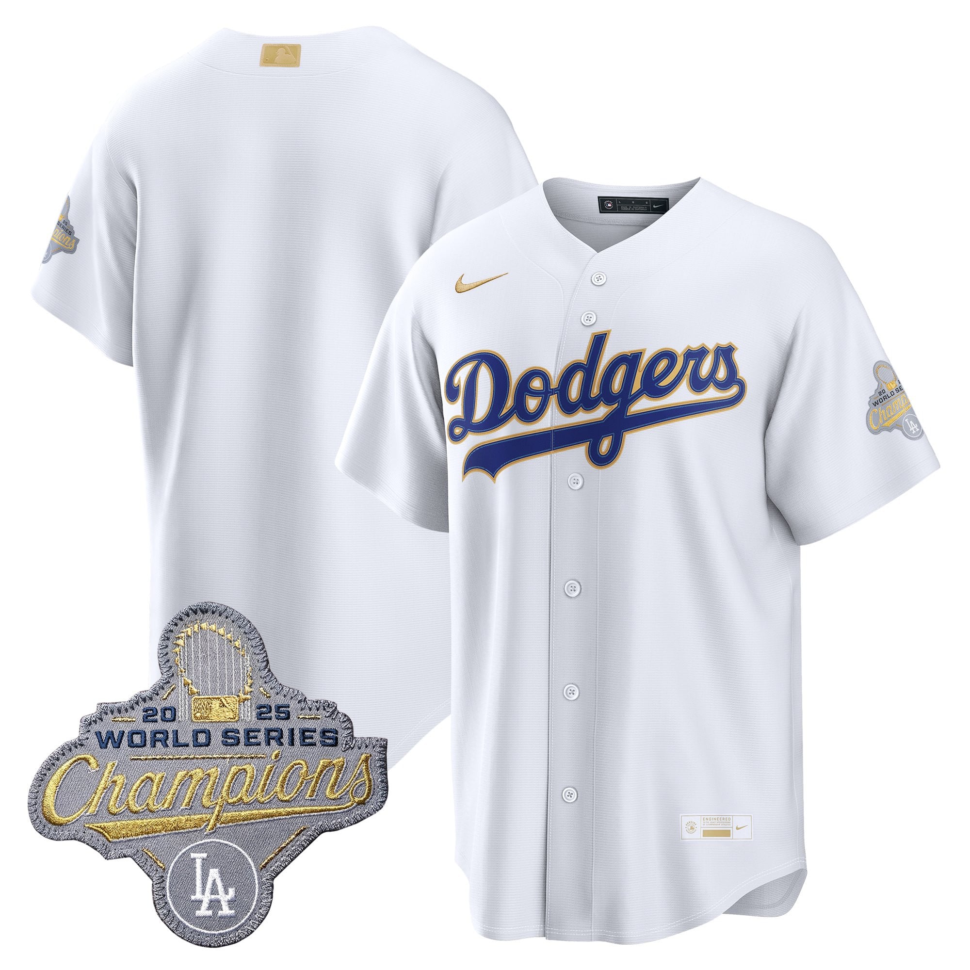 Men's Los Angeles Dodgers "Gold Collection" Premier Limited Jersey - All Stitched