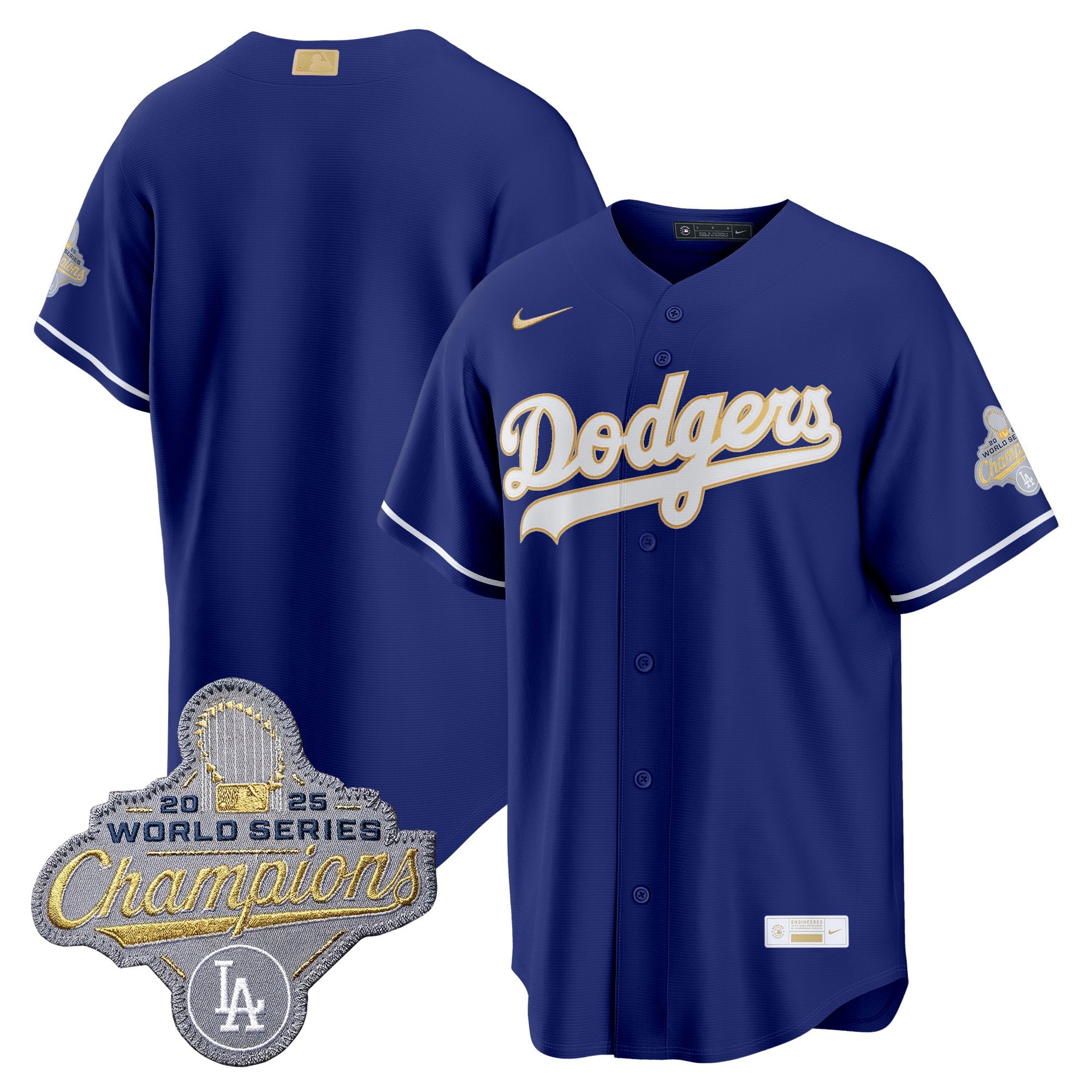 Men's Los Angeles Dodgers "Gold Collection" Premier Limited Jersey - All Stitched